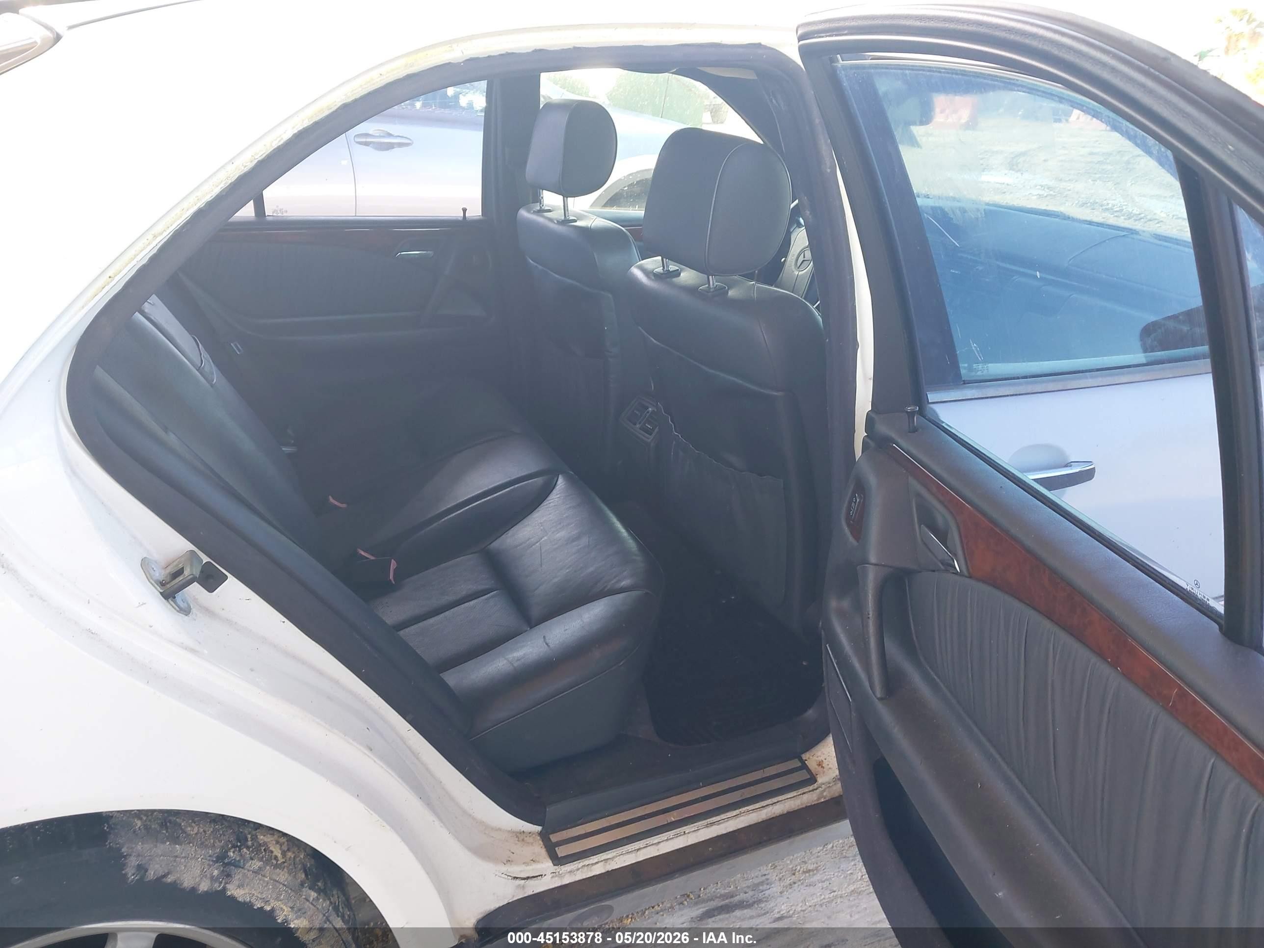 1998 Mercedes-benz E 320   White vin: WDBJF65F5WA629838