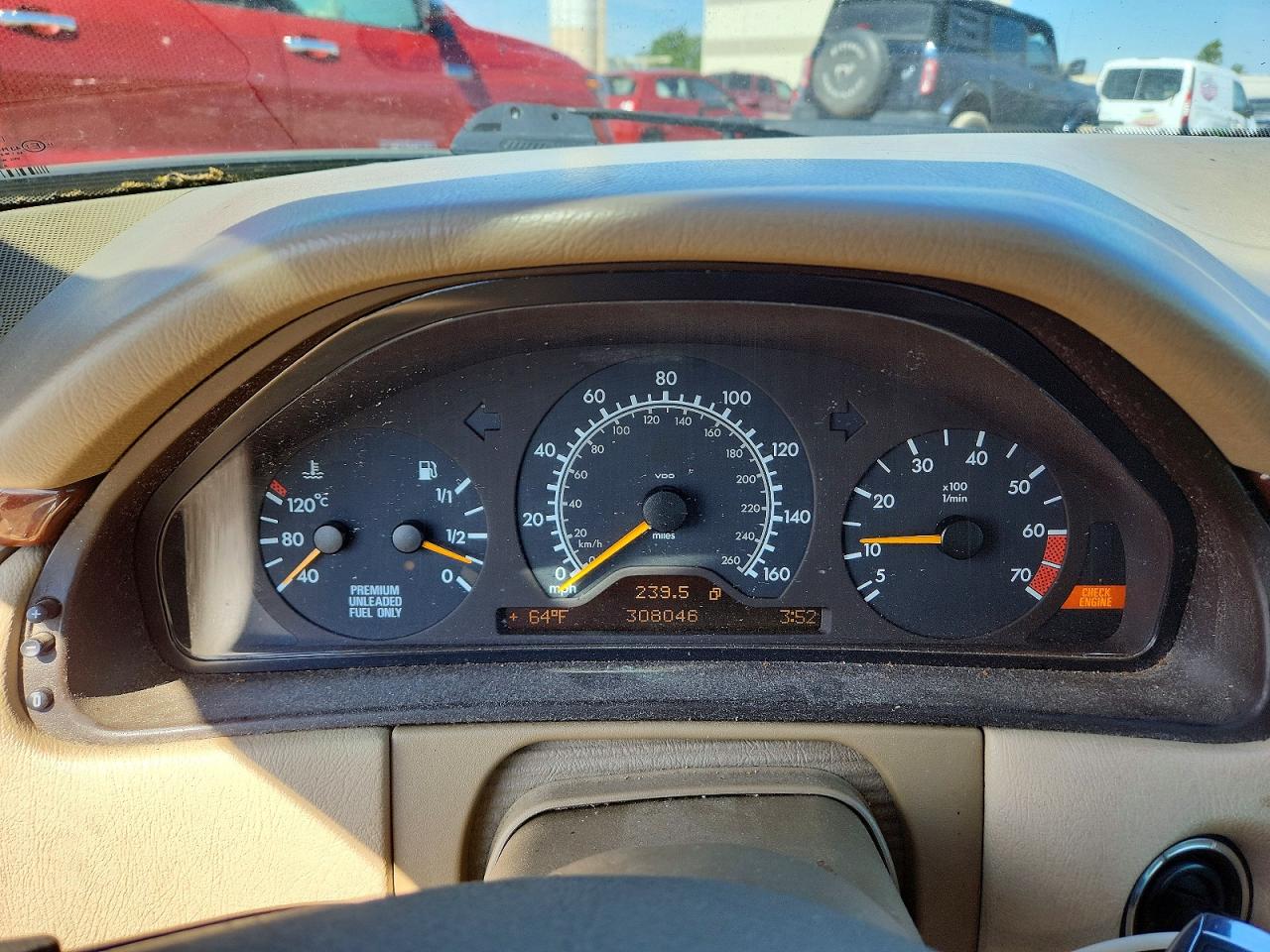 1998 Mercedes-benz E 320 Black vin: WDBJF65F6WA621456