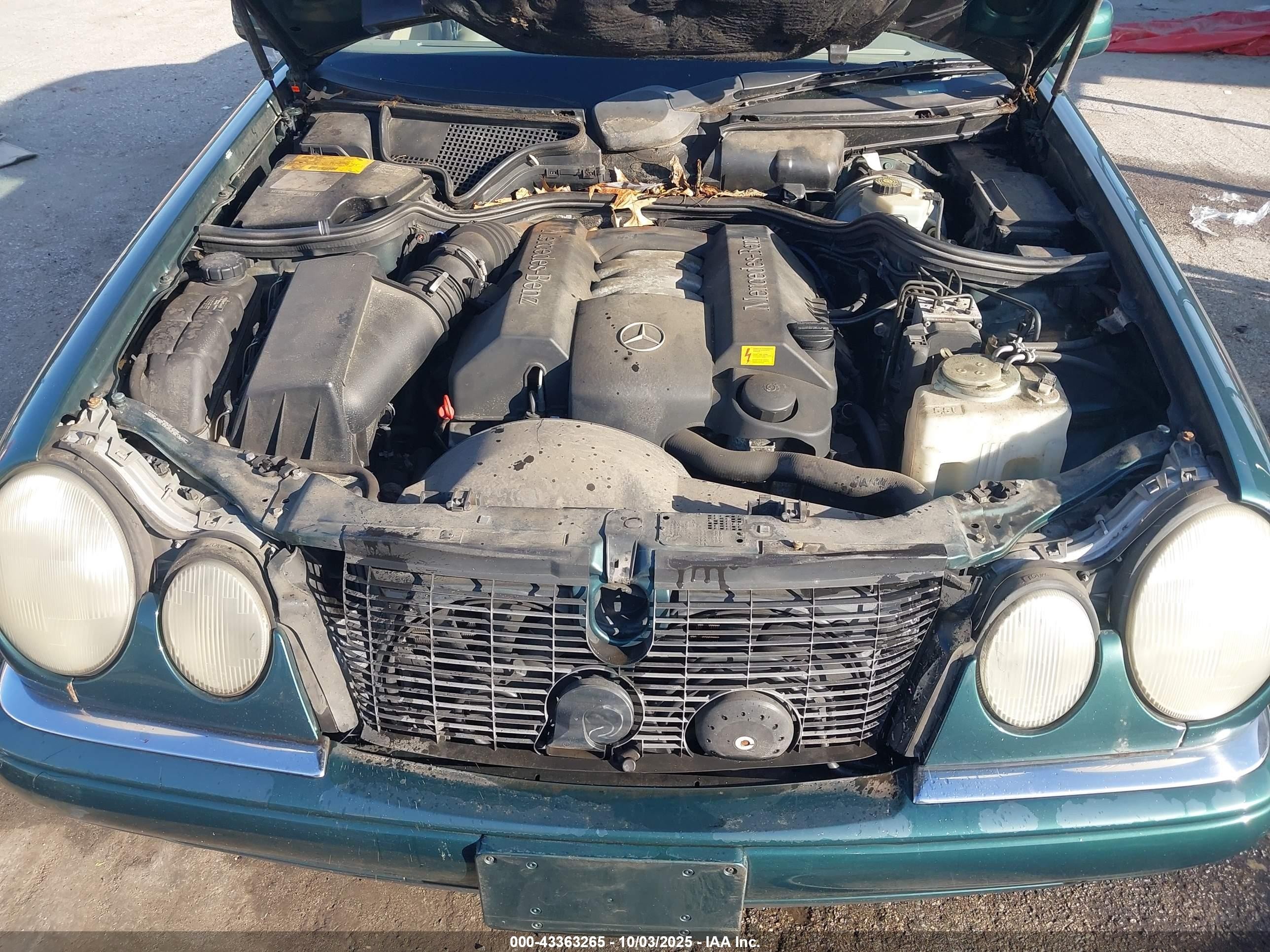1998 Mercedes-benz E 320   Green vin: WDBJF65F6WA676179