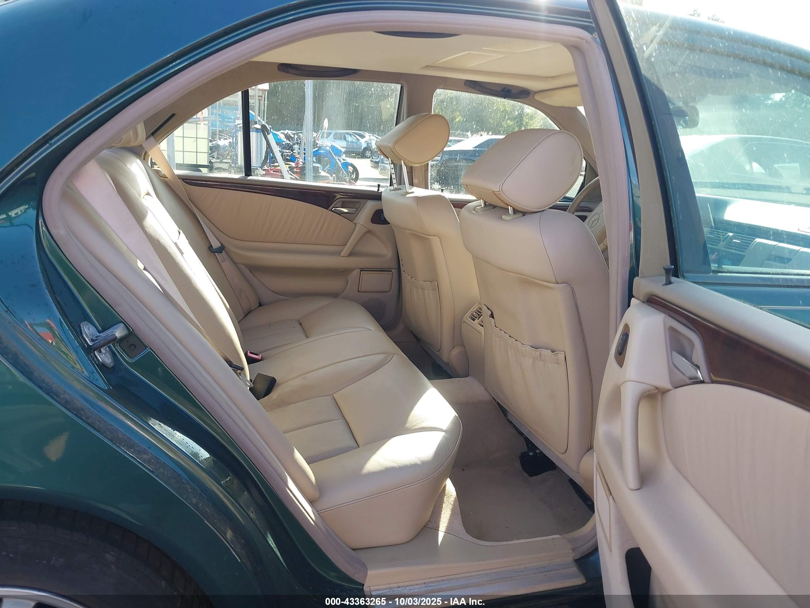 1998 Mercedes-benz E 320   Green vin: WDBJF65F6WA676179