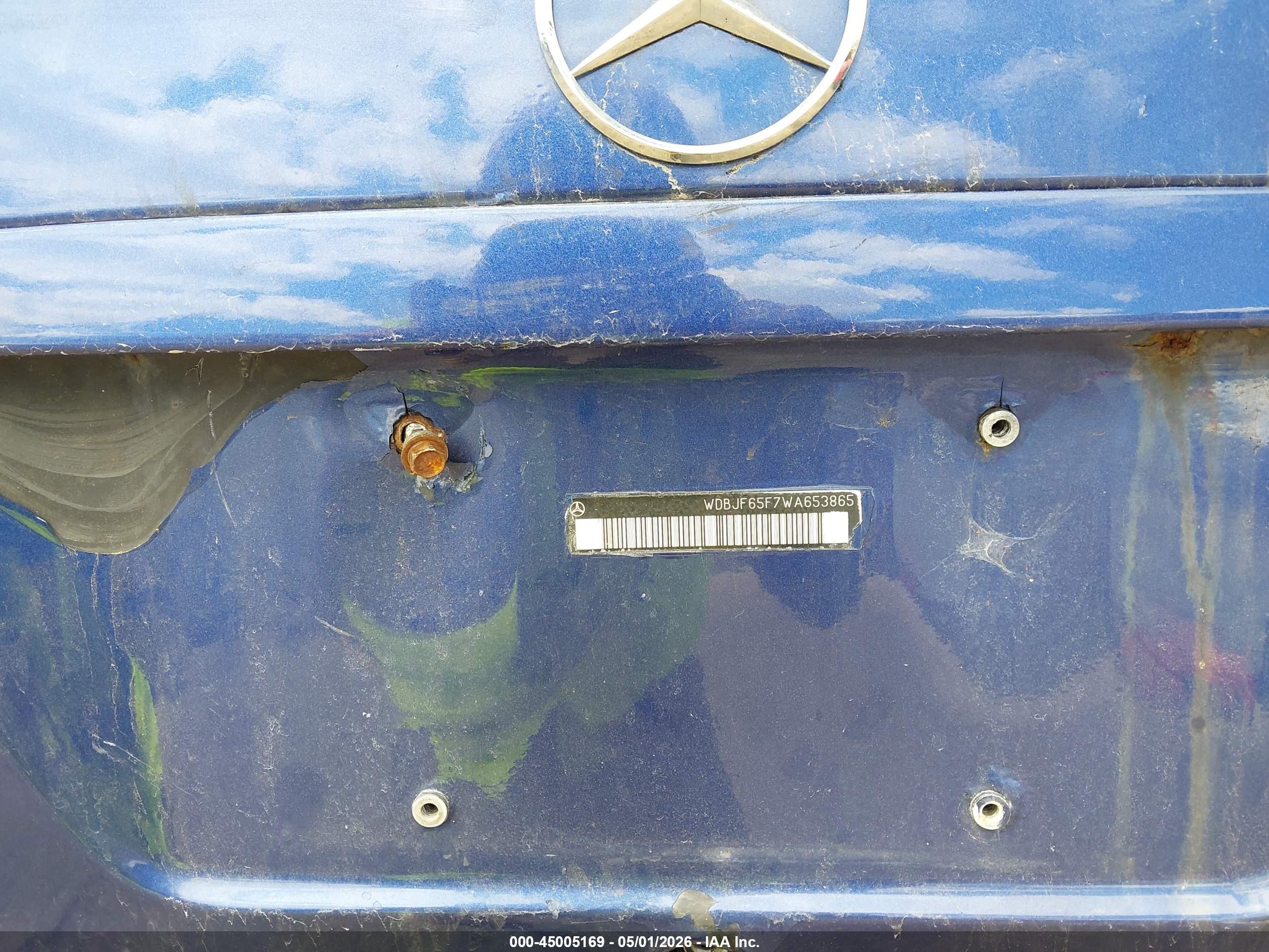 1998 Mercedes-benz E 320   Blue vin: WDBJF65F7WA653865