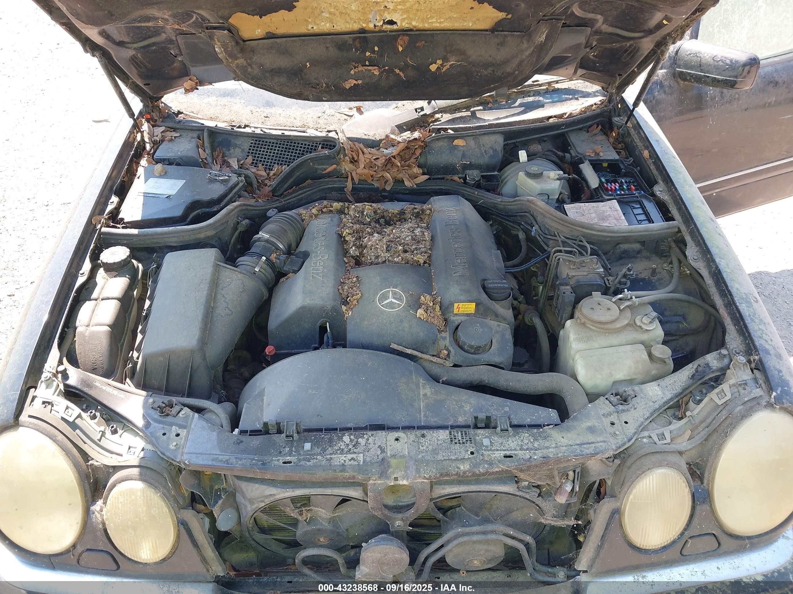 1998 Mercedes-benz E 320   Черный vin: WDBJF65F7WA689488