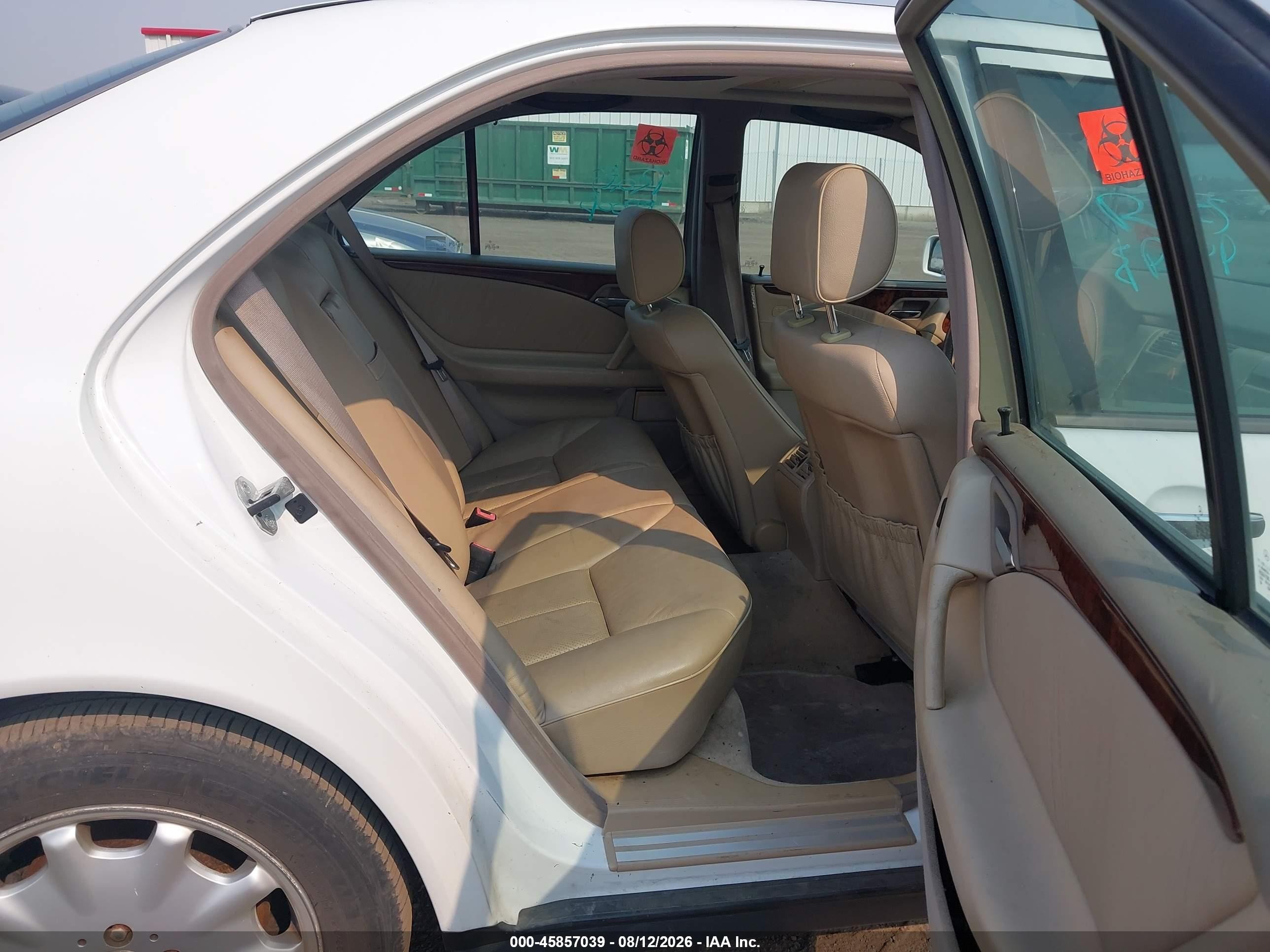 1998 Mercedes-benz E 320   White vin: WDBJF65F8WA638243