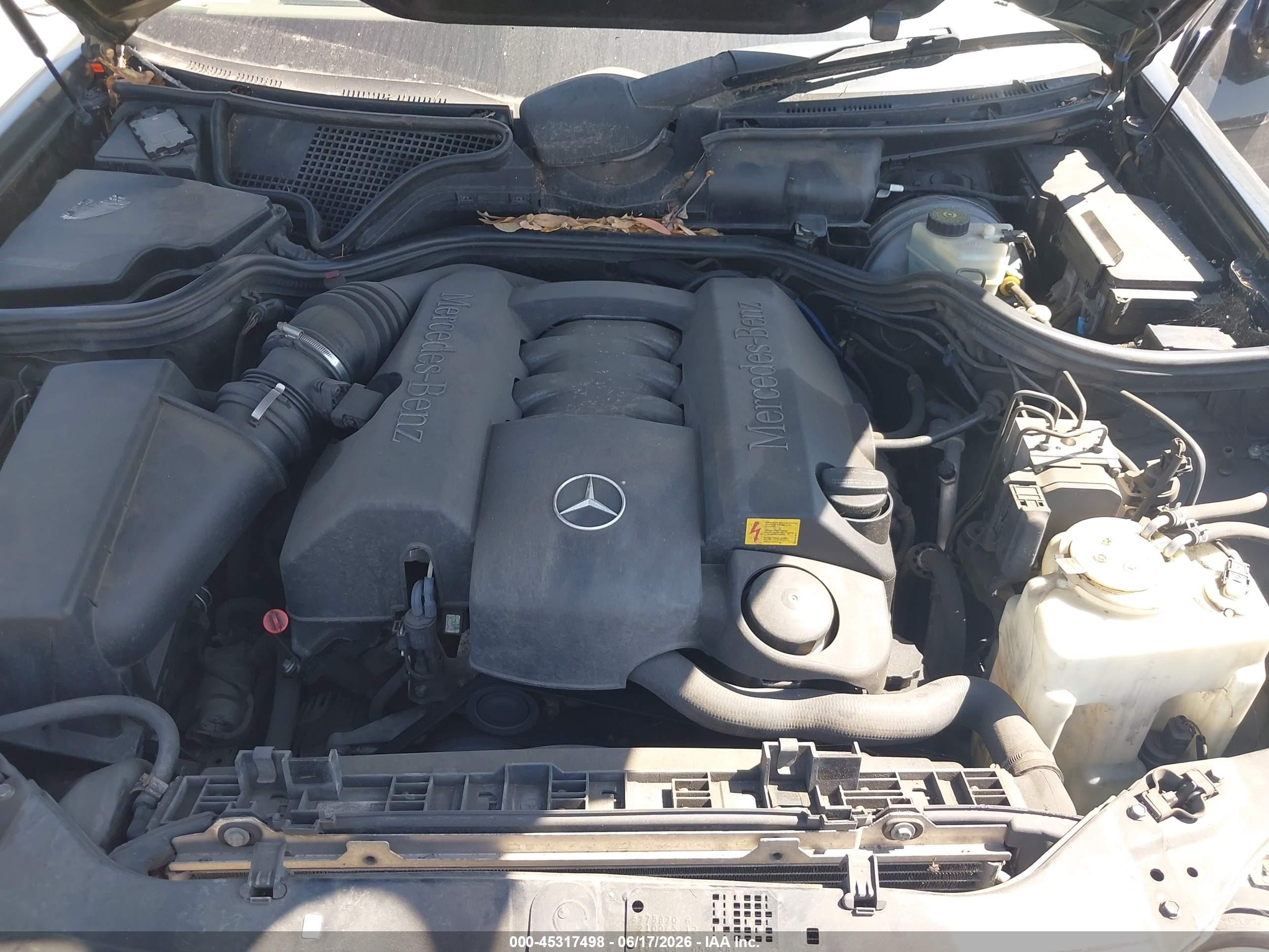 1999 Mercedes-benz E 320 Black vin: WDBJF65H0XA899126