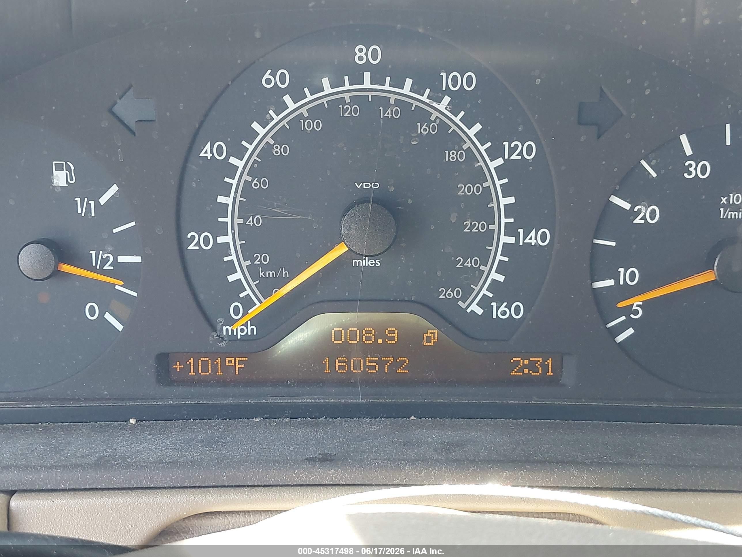 1999 Mercedes-benz E 320 Black vin: WDBJF65H0XA899126