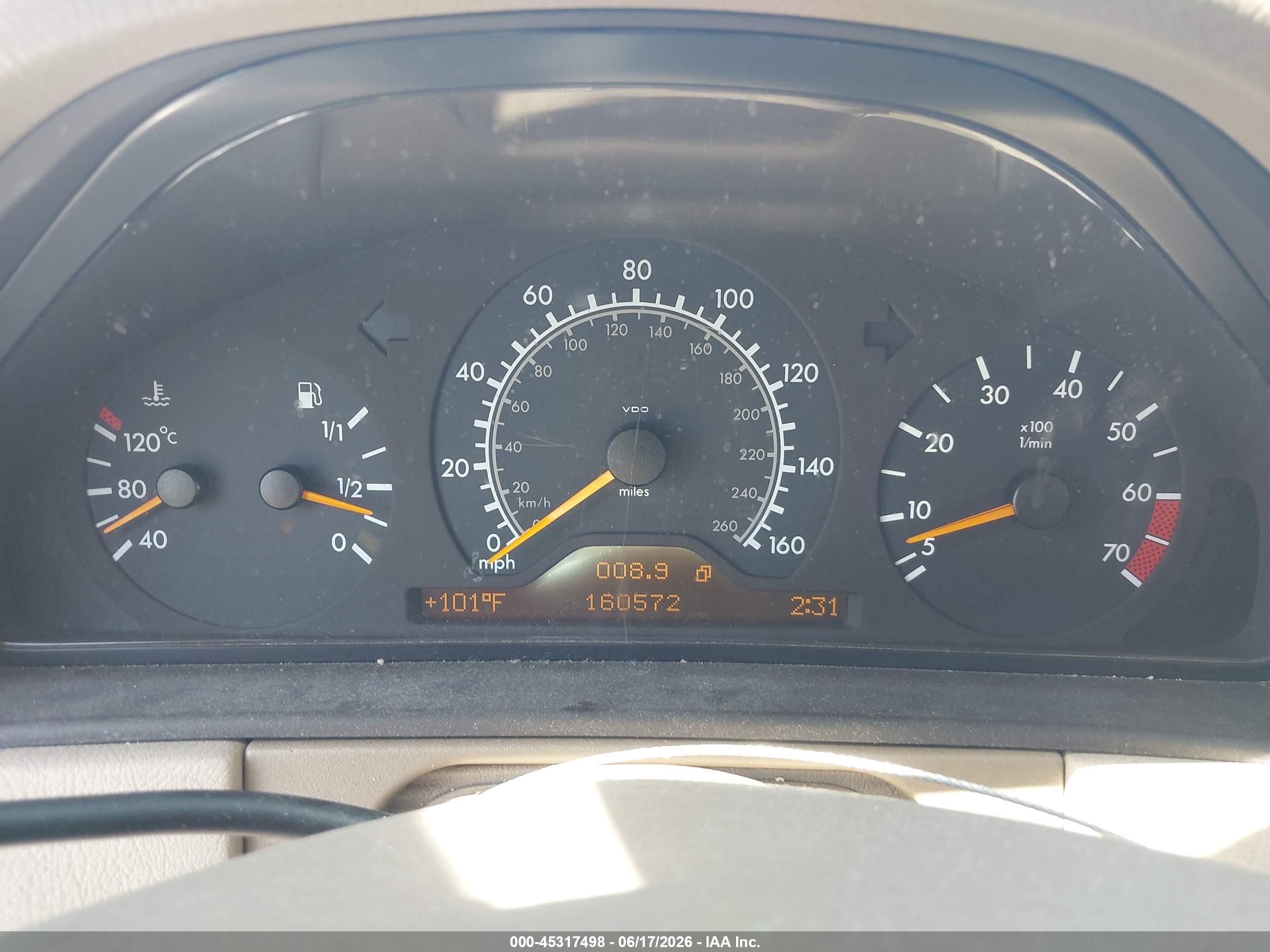 1999 Mercedes-benz E 320 Black vin: WDBJF65H0XA899126