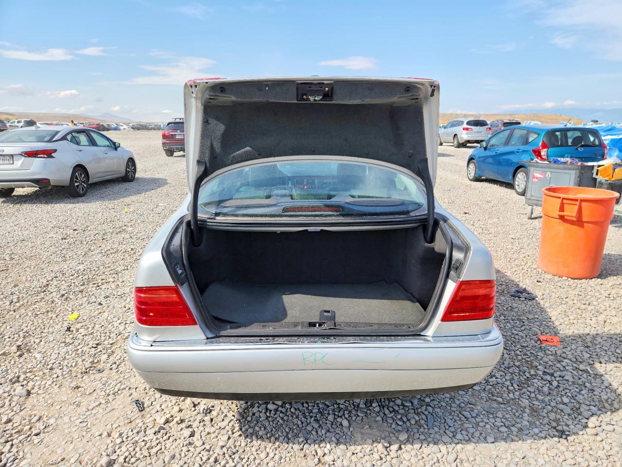 1999 Mercedes-benz E 320 Silver vin: WDBJF65H4XA743428