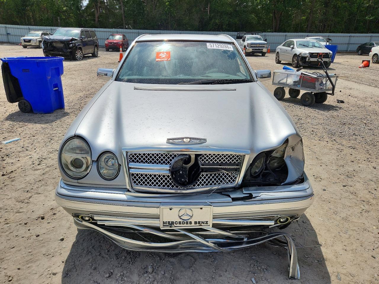 1999 Mercedes-benz E 320 Silver vin: WDBJF65H4XA763288