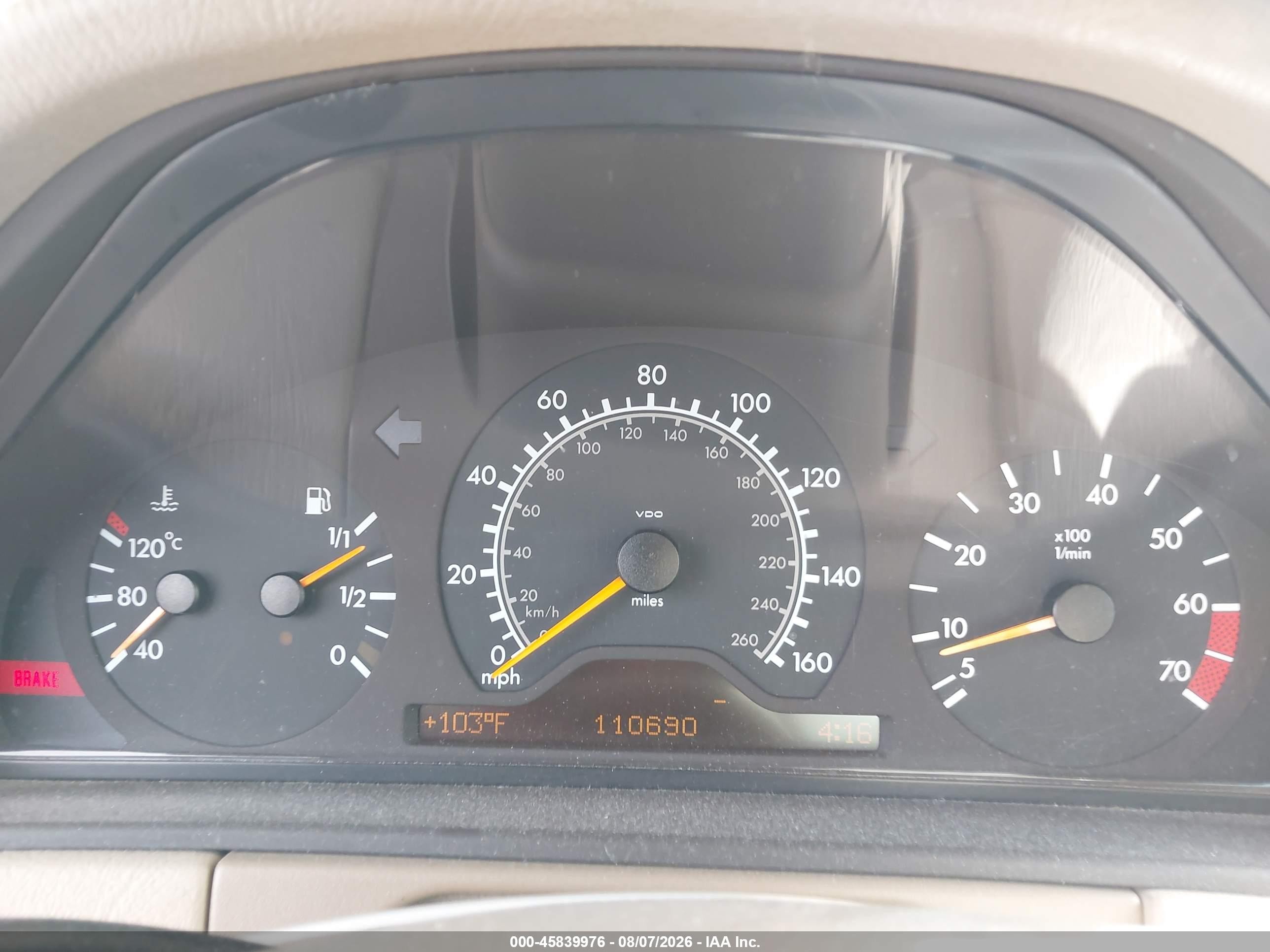 1999 Mercedes-benz E 320 Gray vin: WDBJF65H4XA835090