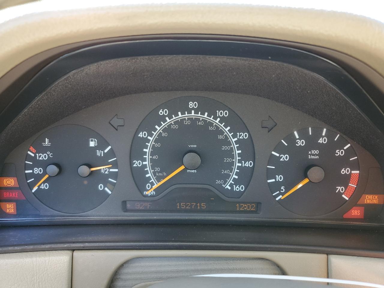 1999 Mercedes-benz E 320 Black vin: WDBJF65H7XA834807