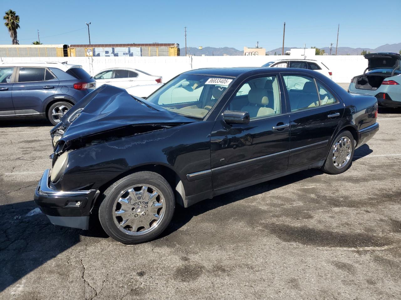 1999 Mercedes-benz E 320 Black vin: WDBJF65H7XA834807