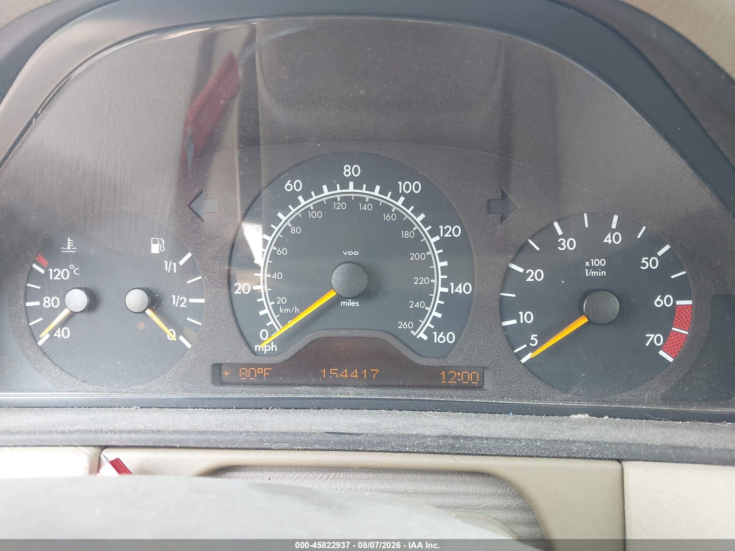 1999 Mercedes-benz E 320 Green vin: WDBJF65H8XA853933