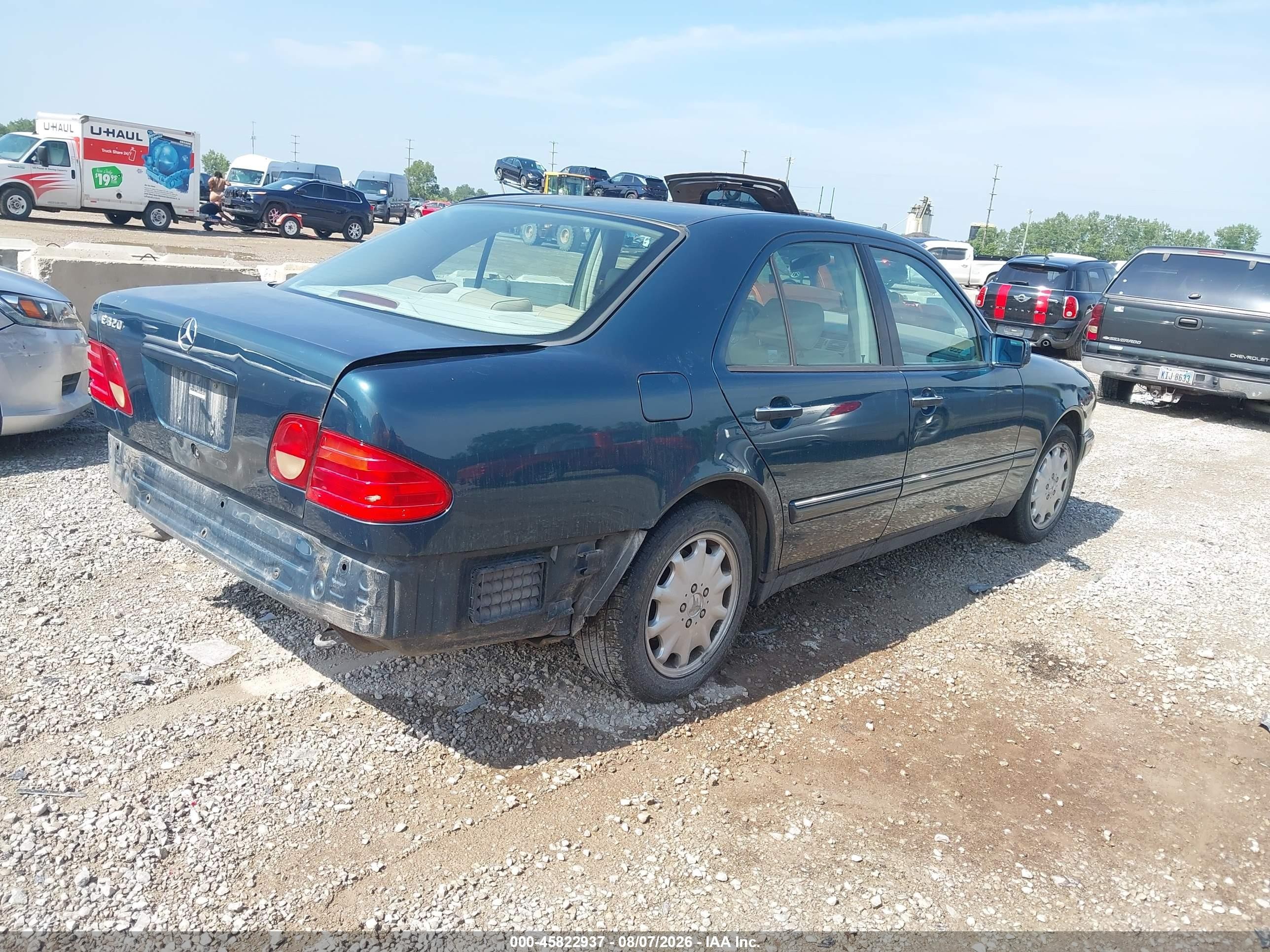 1999 Mercedes-benz E 320 Green vin: WDBJF65H8XA853933