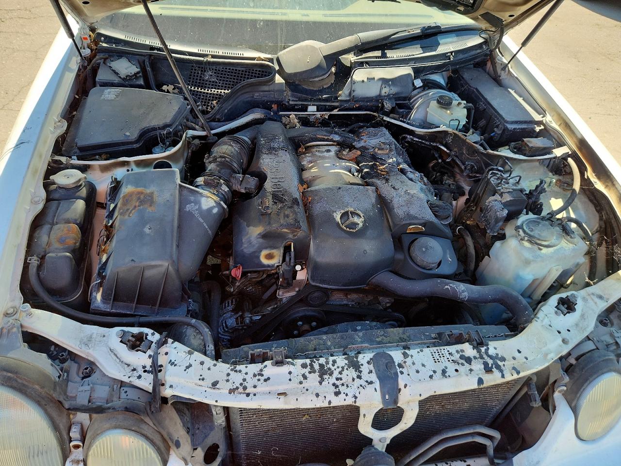 2001 Mercedes-benz E 320 Белый vin: WDBJF65J01B357304