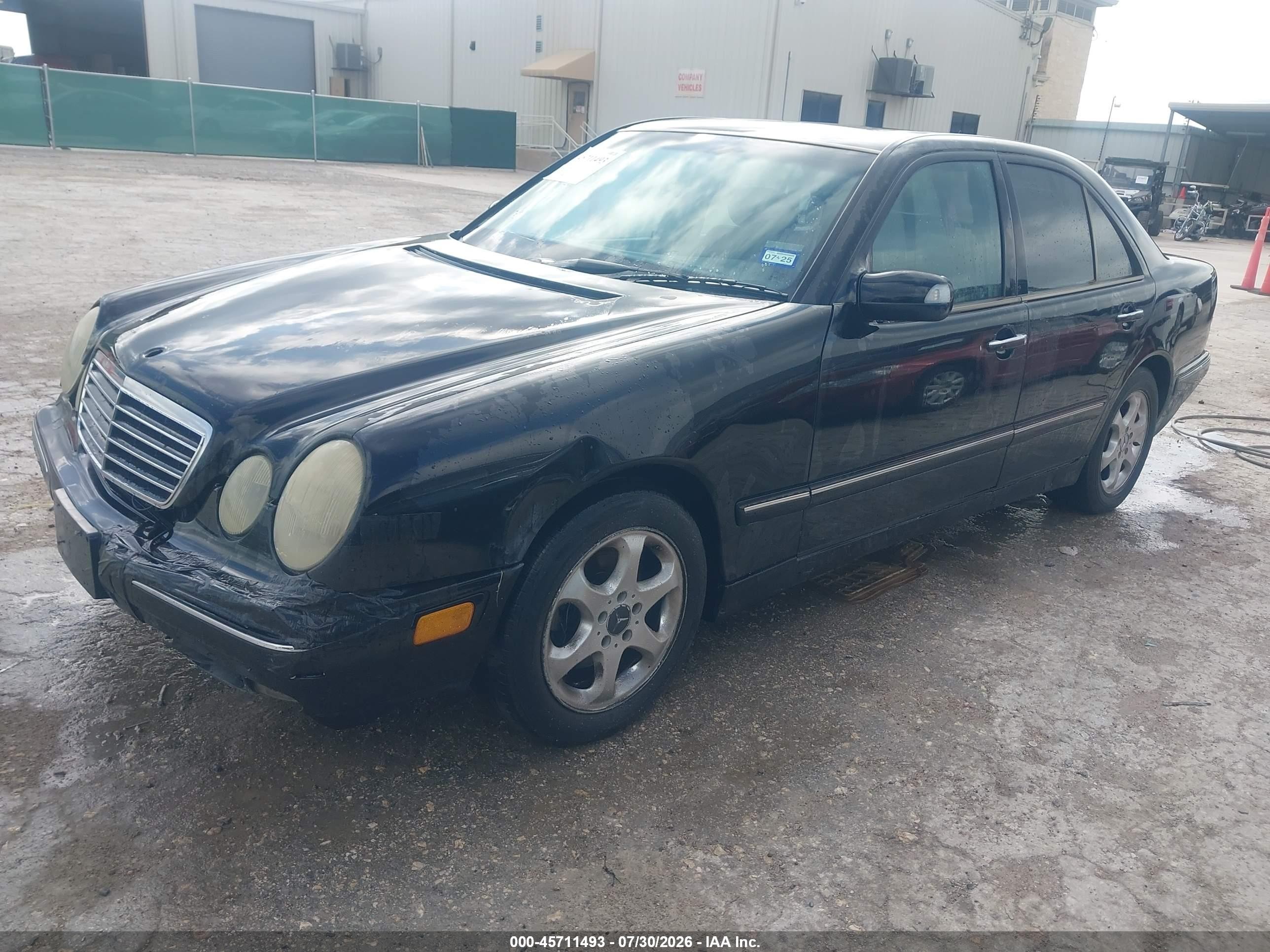2002 Mercedes-benz E 320 Special Edition Черный vin: WDBJF65J02B491229
