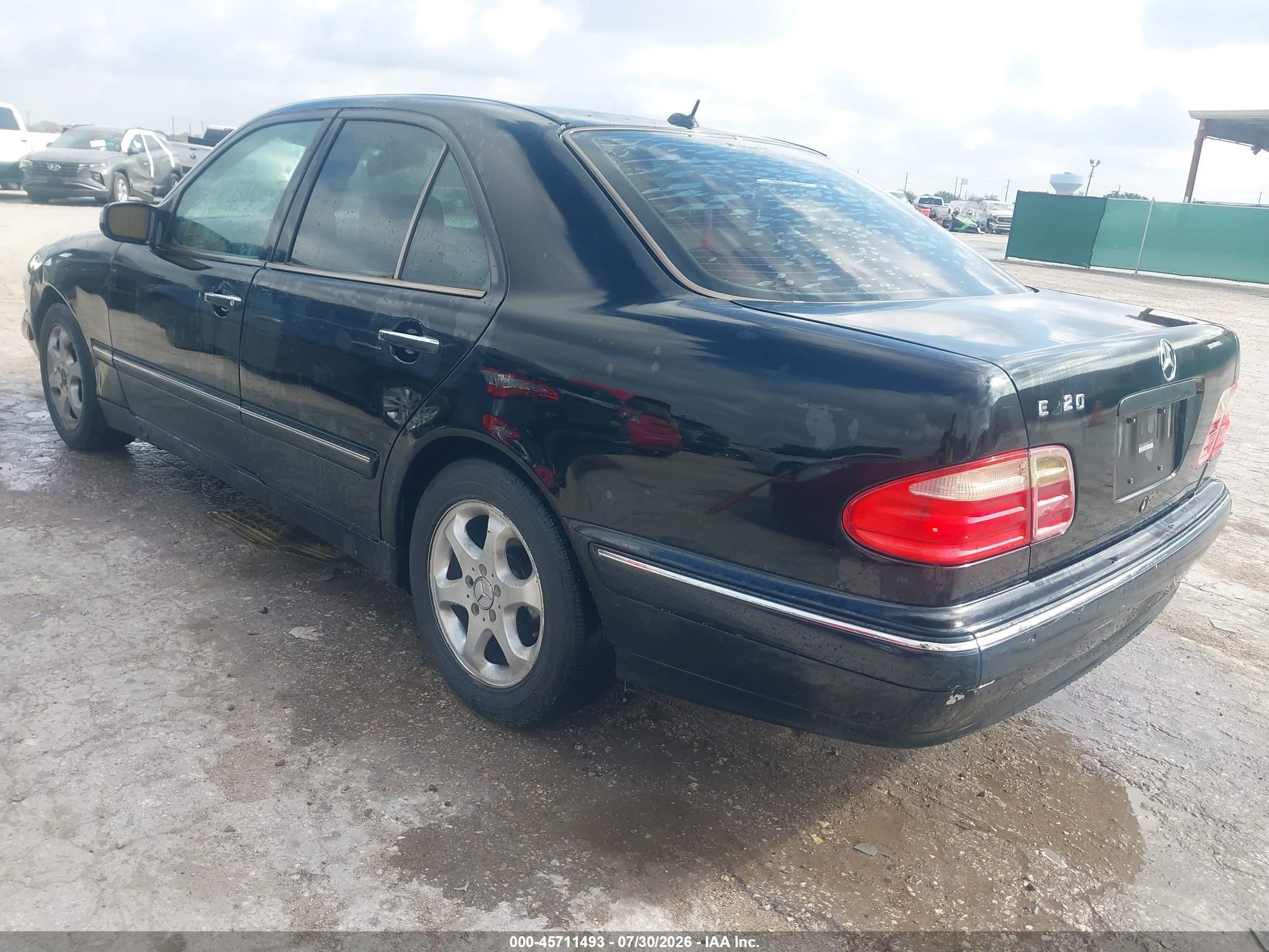 2002 Mercedes-benz E 320 Special Edition Черный vin: WDBJF65J02B491229