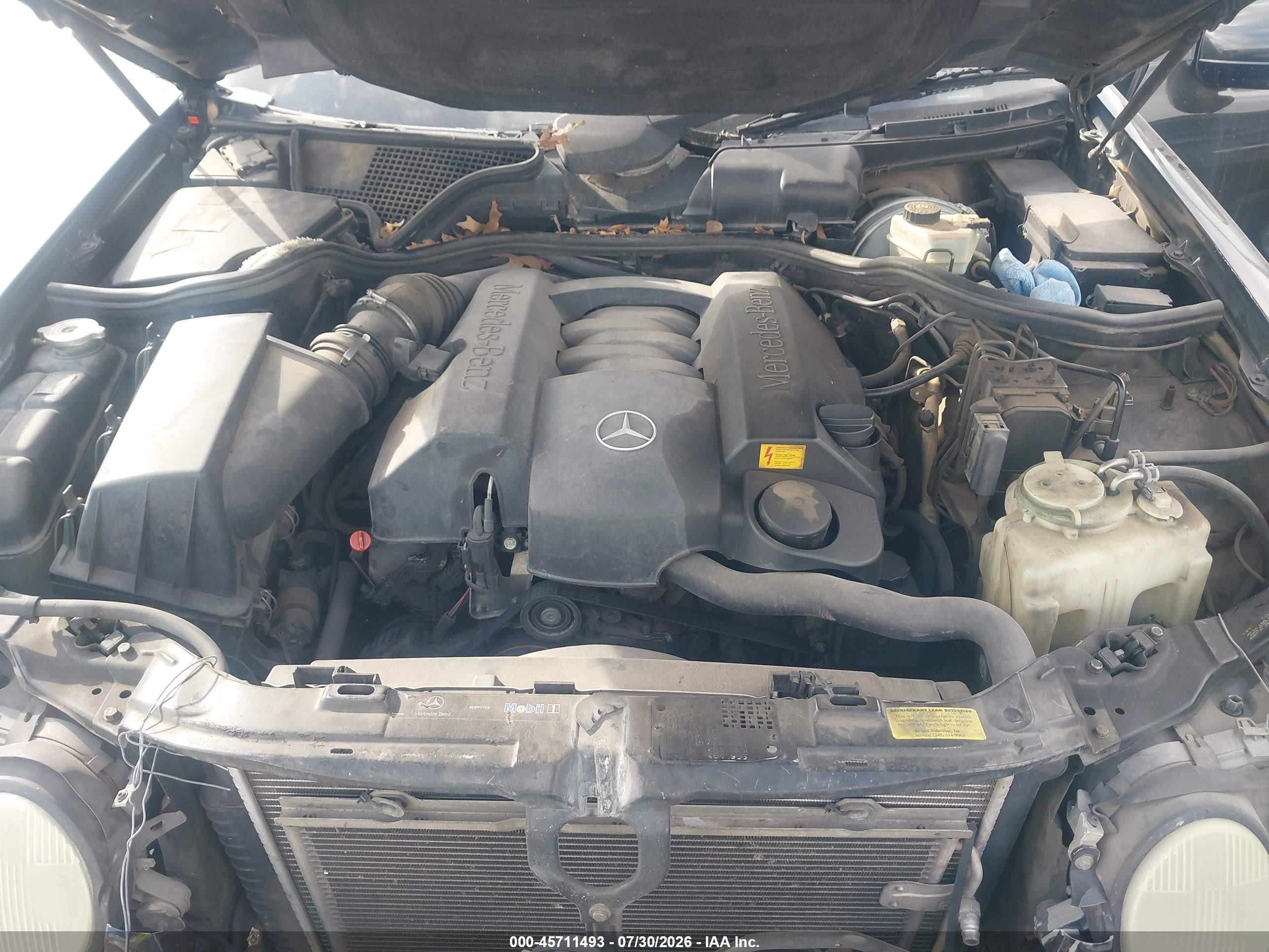 2002 Mercedes-benz E 320 Special Edition Черный vin: WDBJF65J02B491229