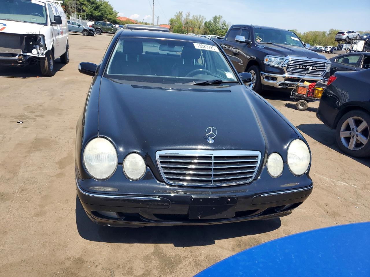 2000 Mercedes-benz E 320 Black vin: WDBJF65J0YB086416