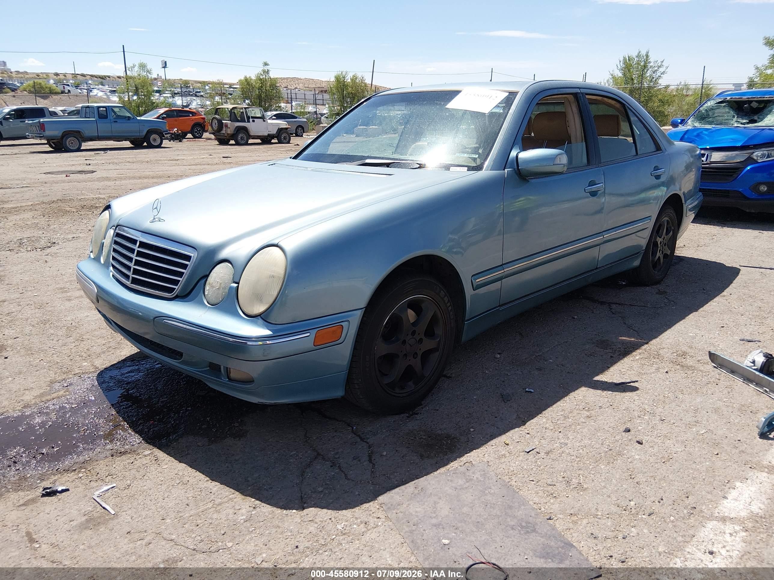 2002 Mercedes-benz E 320 Special Edition Blue vin: WDBJF65J12B484466