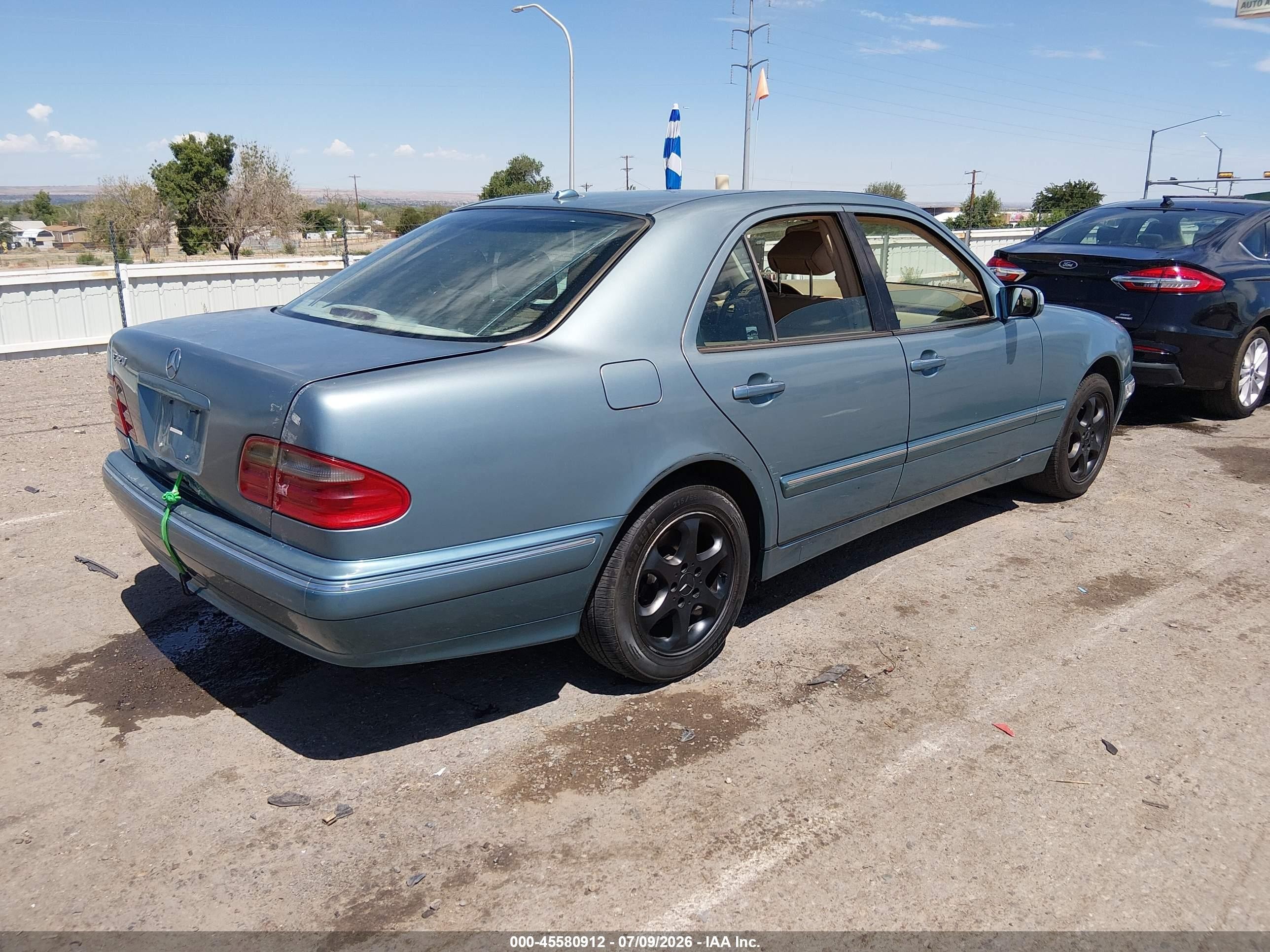2002 Mercedes-benz E 320 Special Edition Blue vin: WDBJF65J12B484466