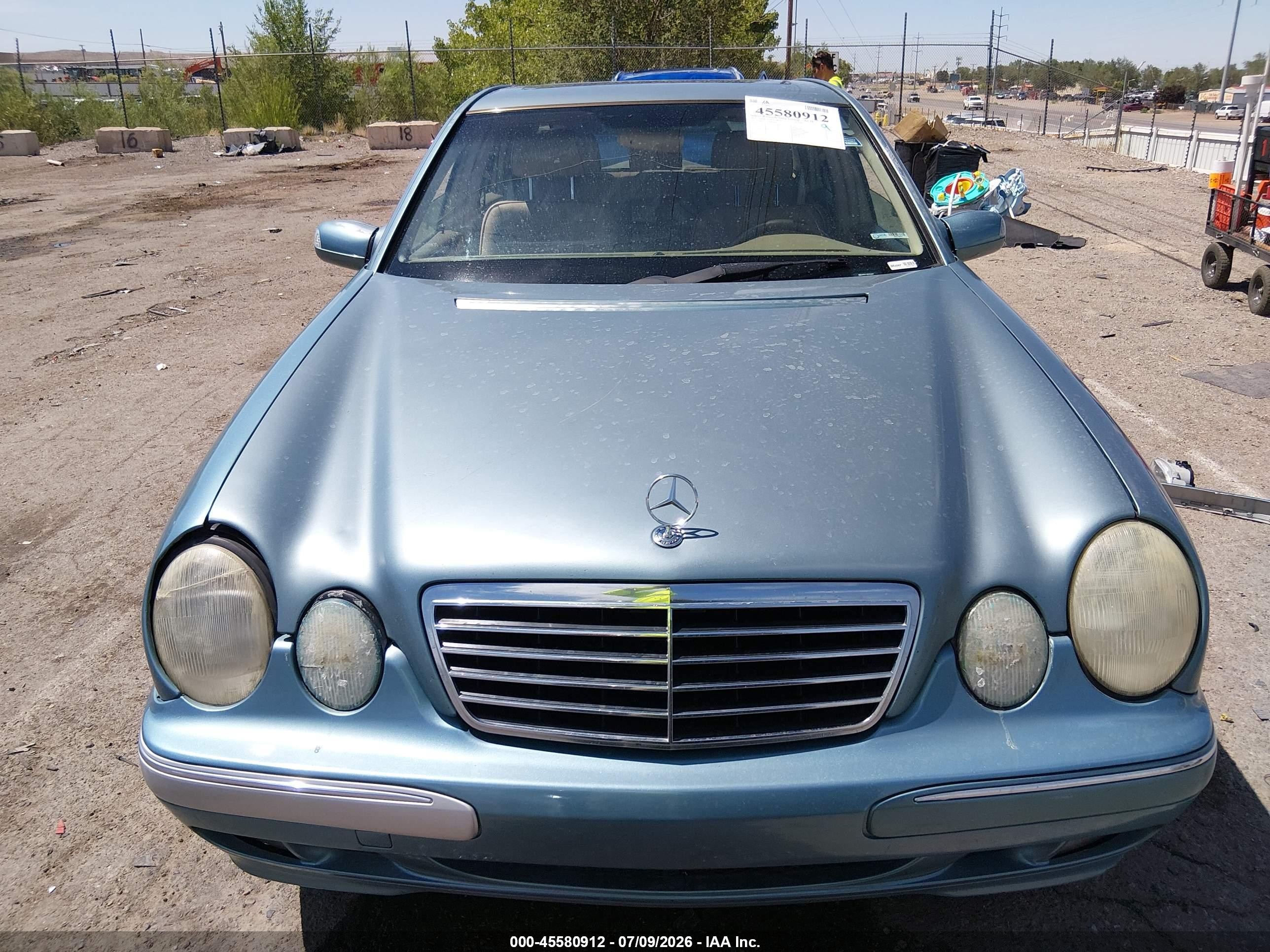 2002 Mercedes-benz E 320 Special Edition Blue vin: WDBJF65J12B484466