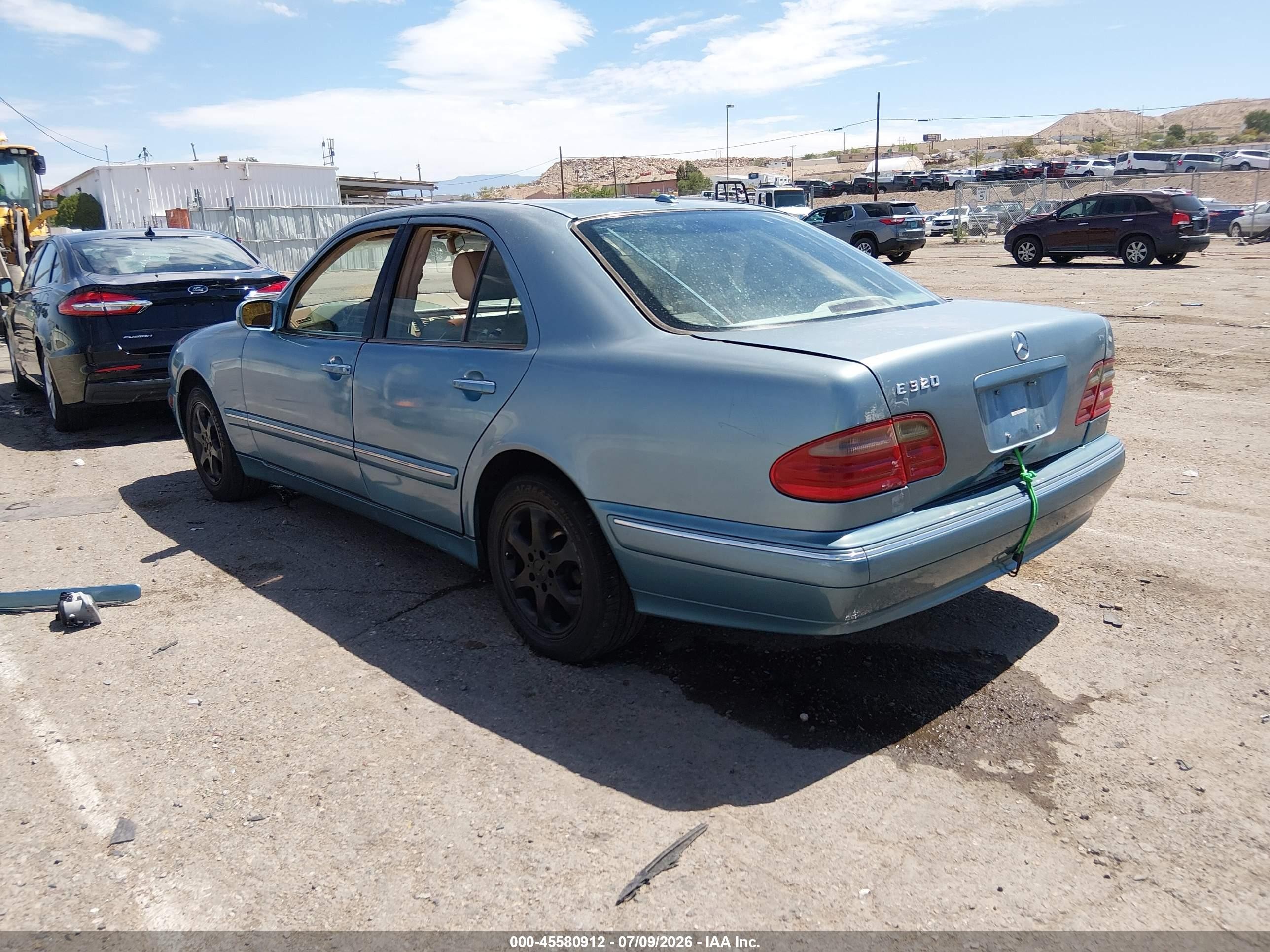 2002 Mercedes-benz E 320 Special Edition Blue vin: WDBJF65J12B484466