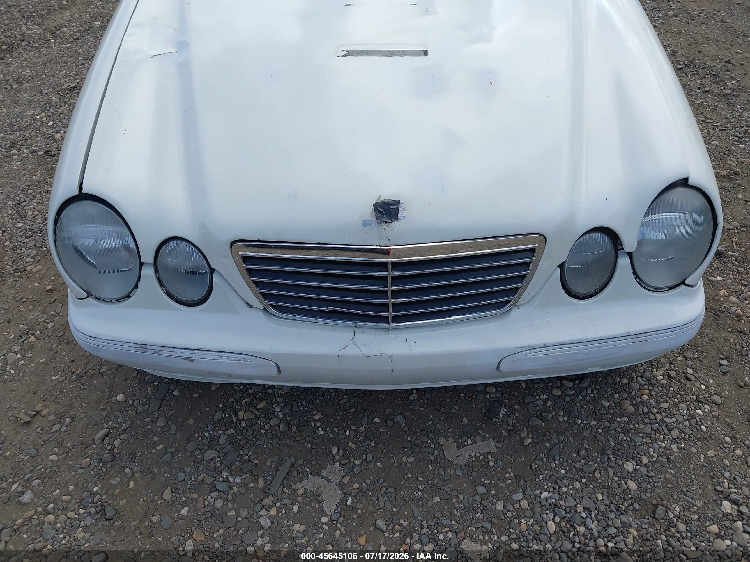 2000 Mercedes-benz E 320 Белый vin: WDBJF65J1YB161947