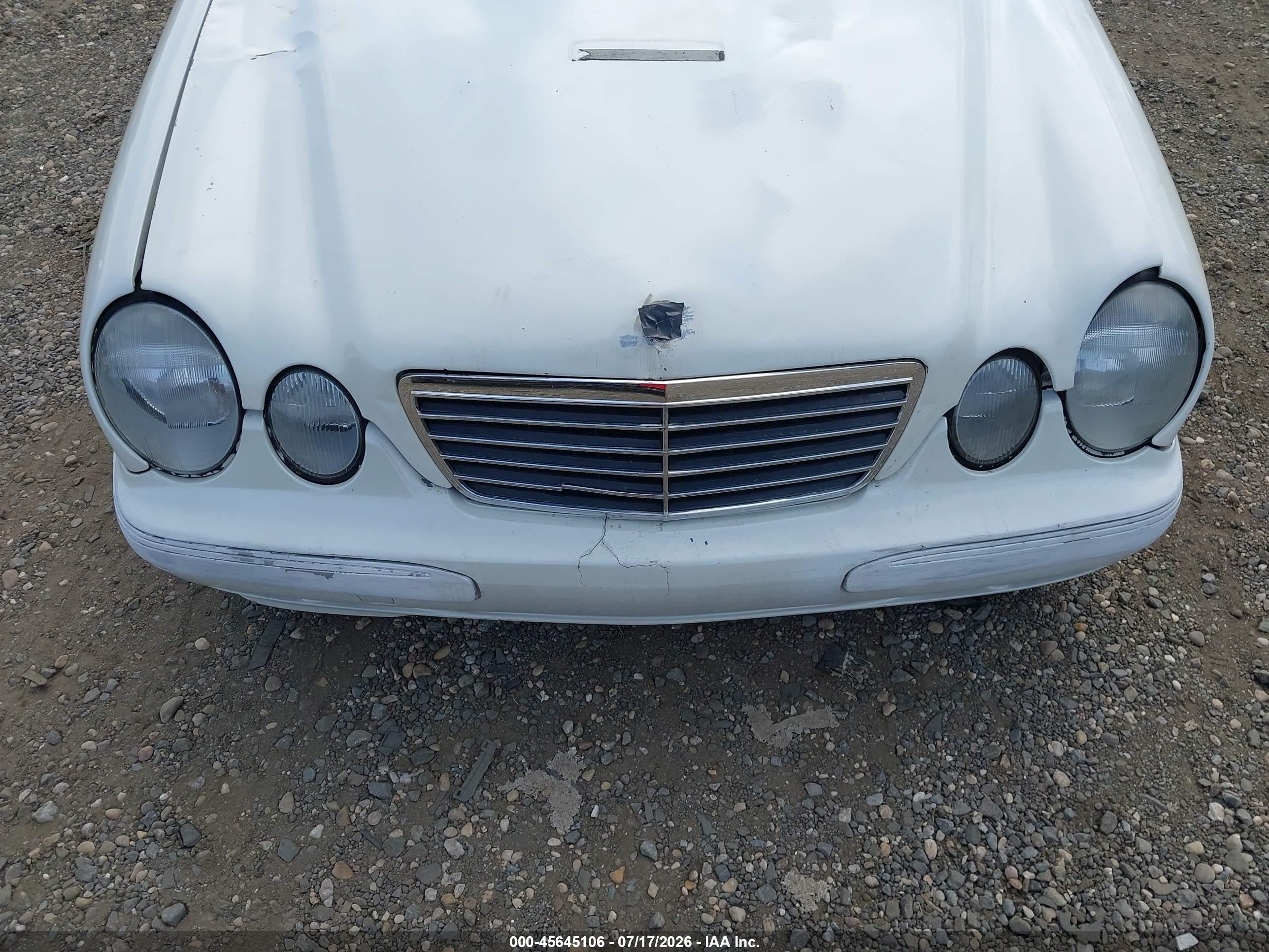 2000 Mercedes-benz E 320 Белый vin: WDBJF65J1YB161947