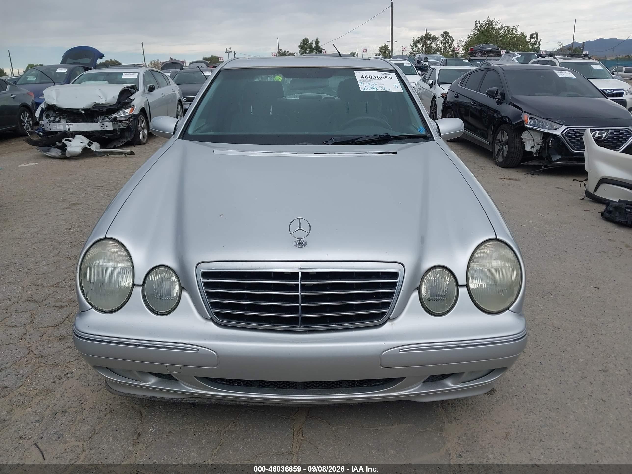 2002 Mercedes-benz E 320 Special Edition Silver vin: WDBJF65J22B440265