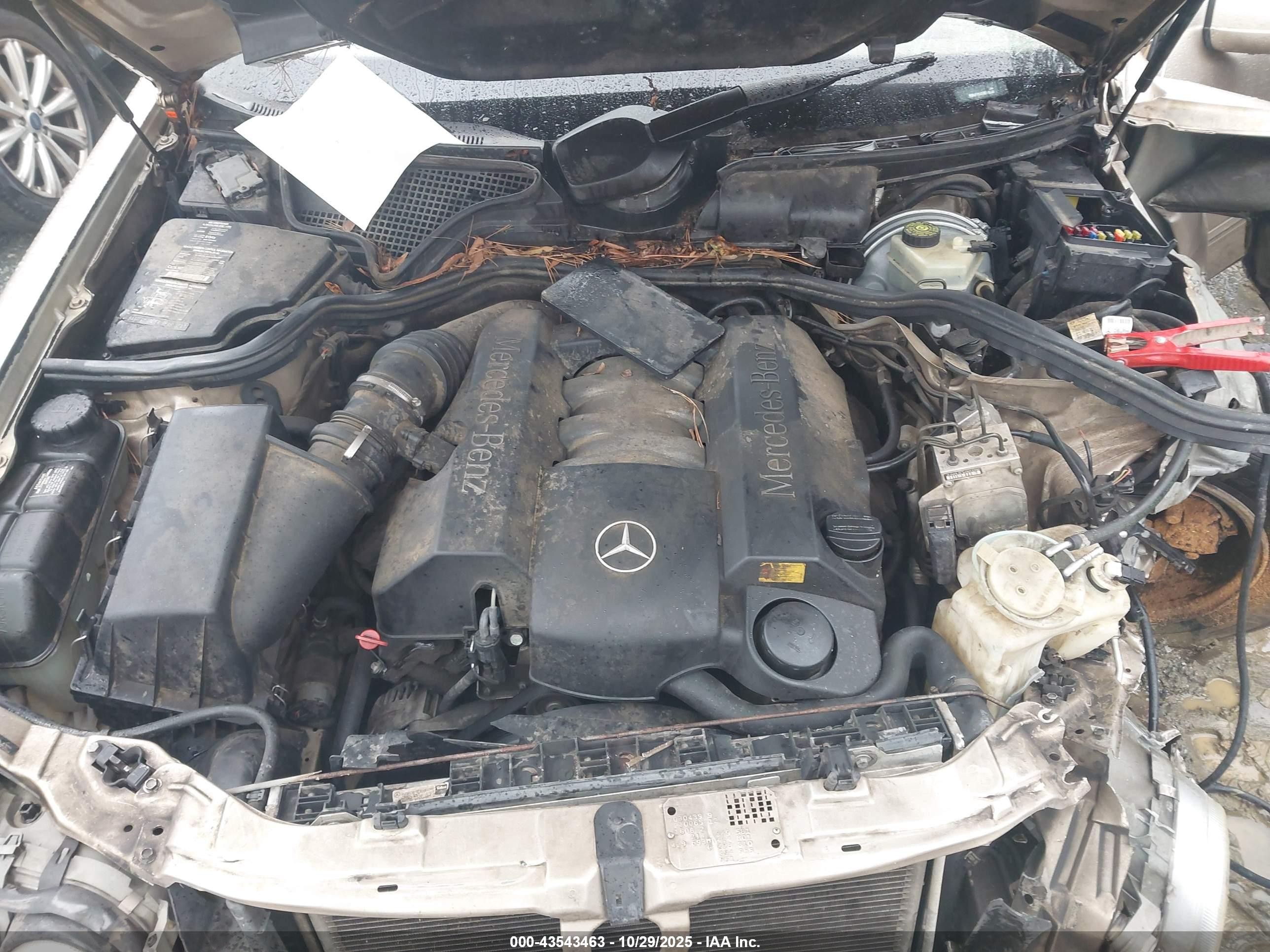 2001 Mercedes-benz E 320 Gold vin: WDBJF65J31B215139