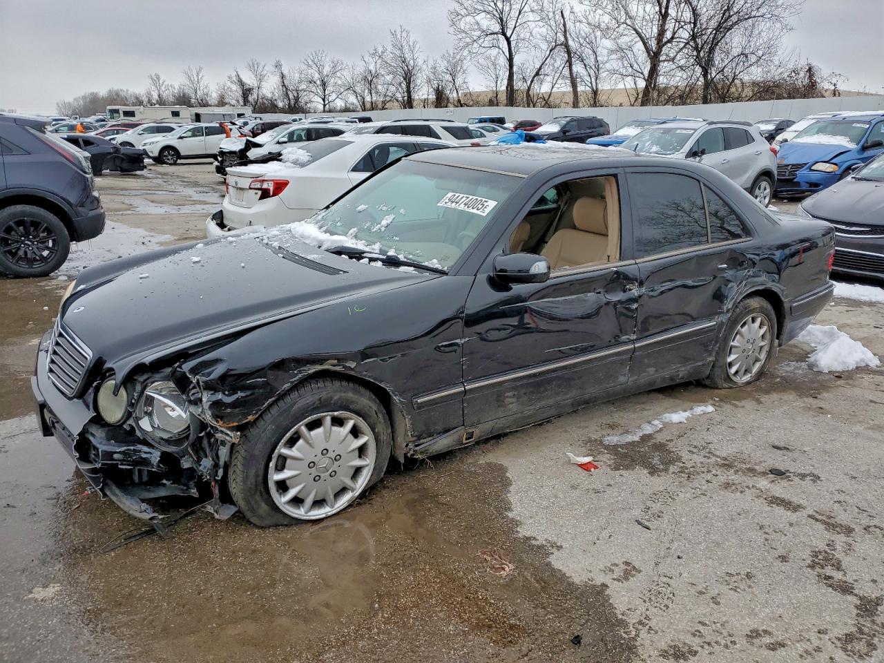 2000 Mercedes-benz E 320 Black vin: WDBJF65J3YA979167