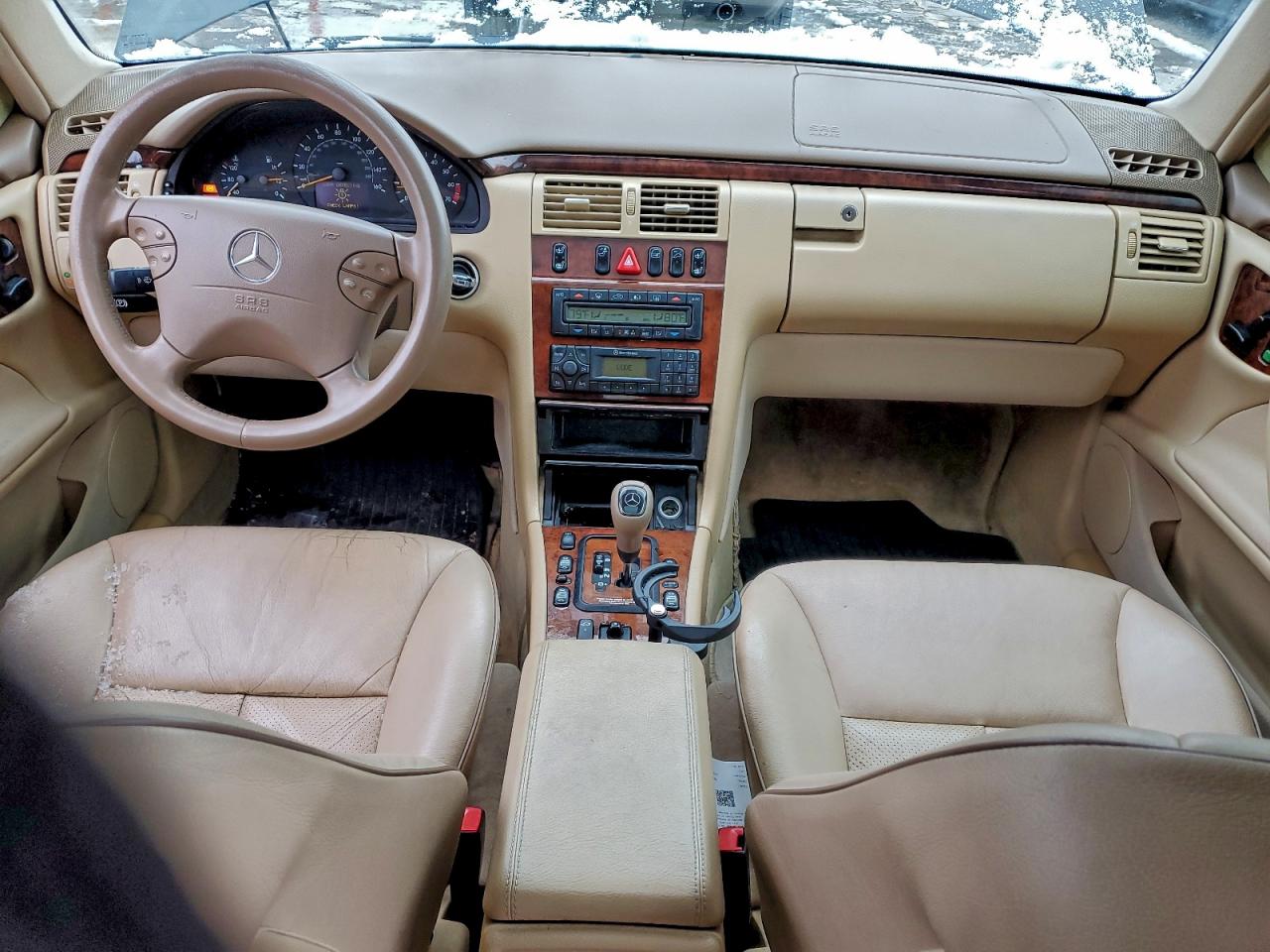 2000 Mercedes-benz E 320 Black vin: WDBJF65J3YA979167