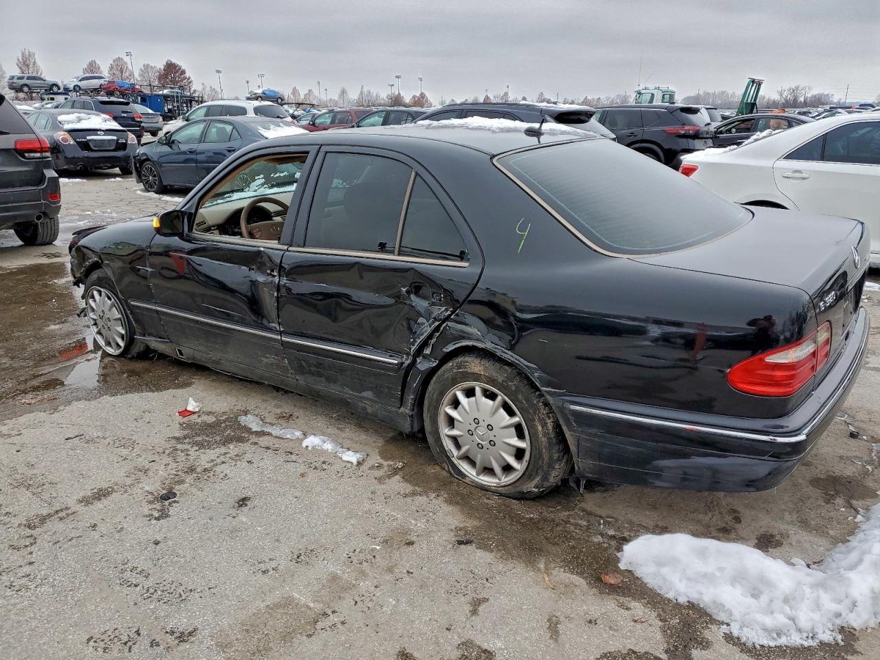 2000 Mercedes-benz E 320 Black vin: WDBJF65J3YA979167
