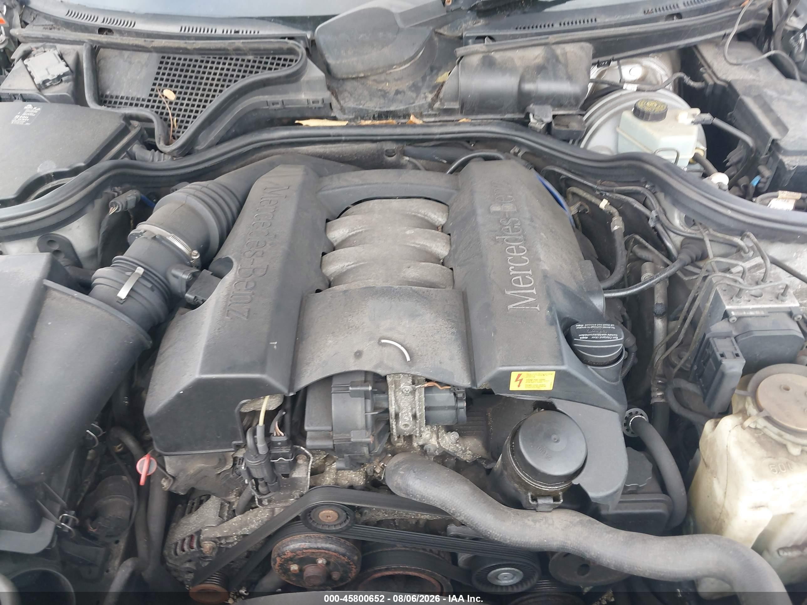 2000 Mercedes-benz E 320   Silver vin: WDBJF65J3YB119053