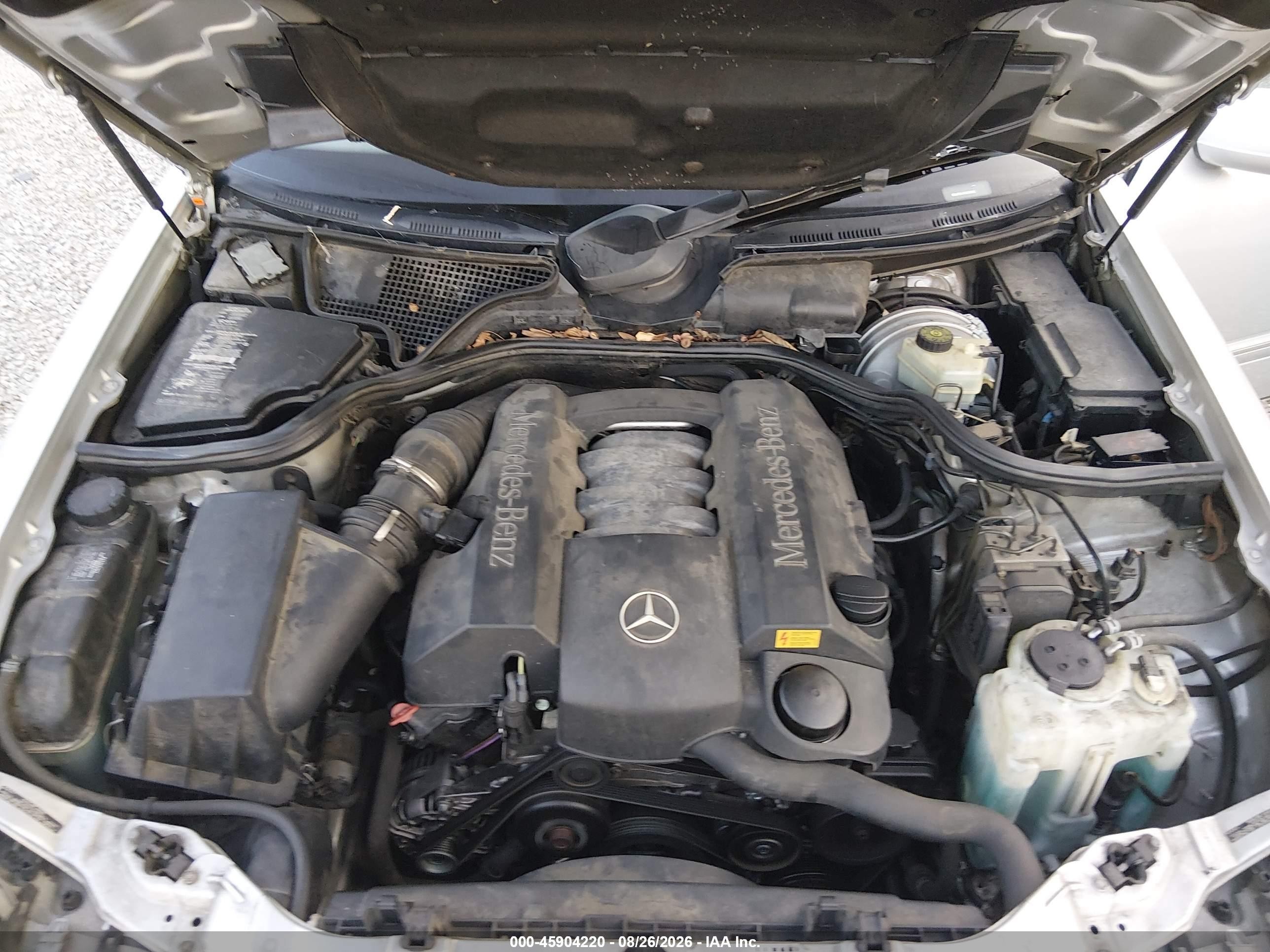 2001 Mercedes-benz E 320   Silver vin: WDBJF65J41B230992