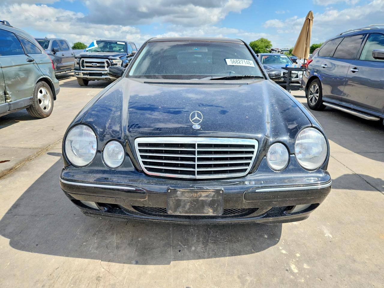 2001 Mercedes-benz E 320 Black vin: WDBJF65J41B255441