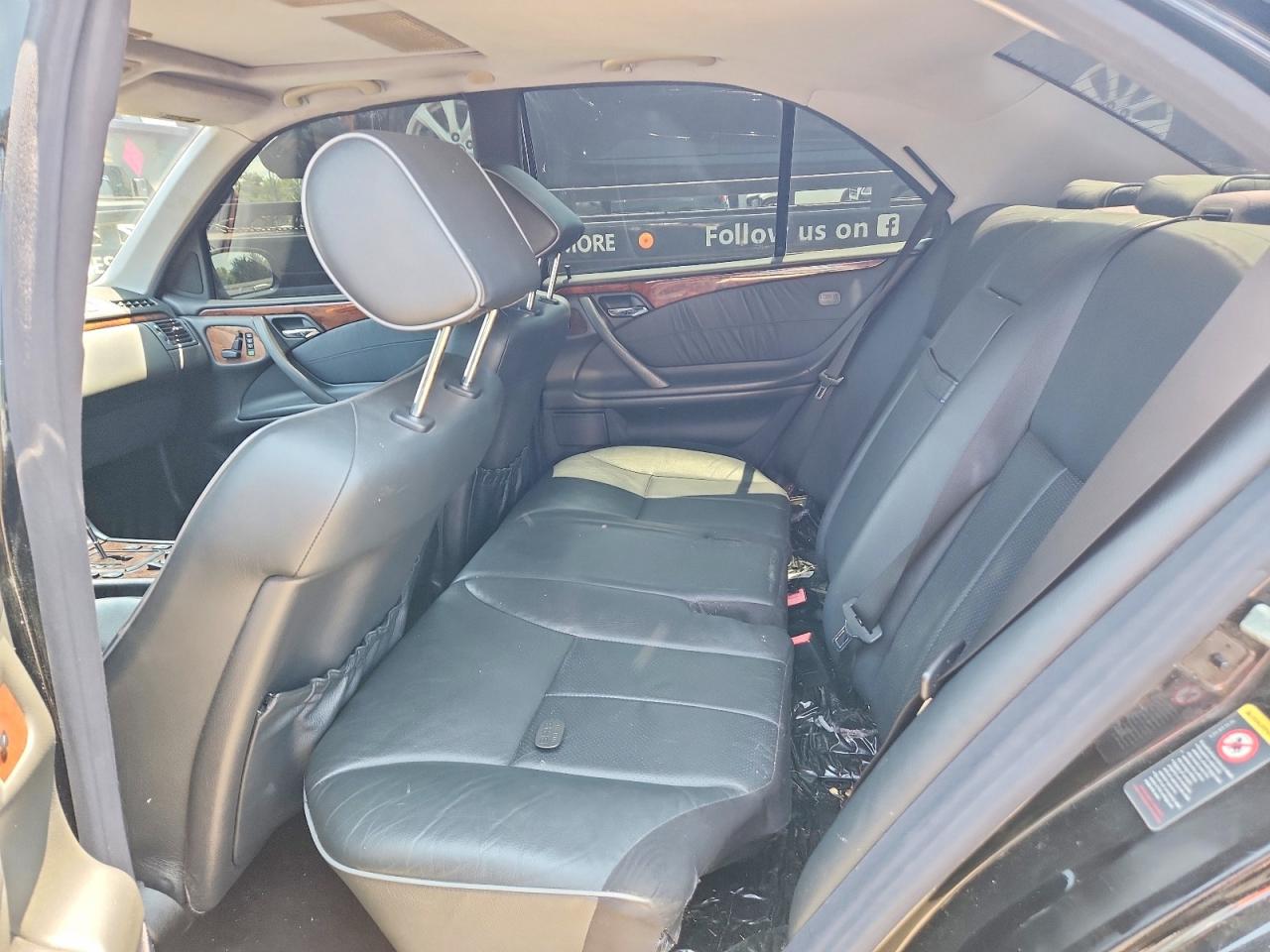 2002 Mercedes-benz E 320 Black vin: WDBJF65J52B422570
