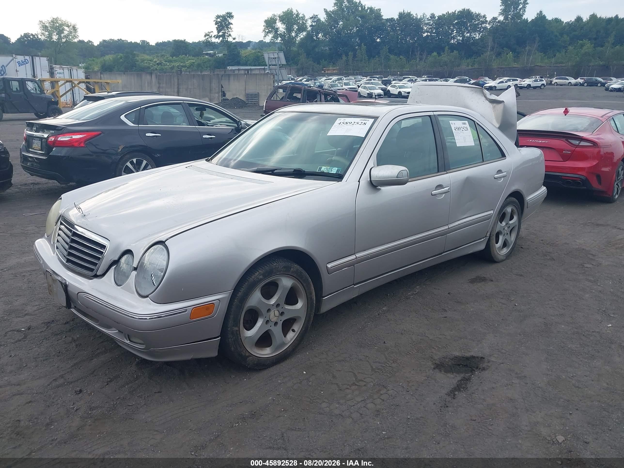 2002 Mercedes-benz E 320 Special Edition Silver vin: WDBJF65J52B486463