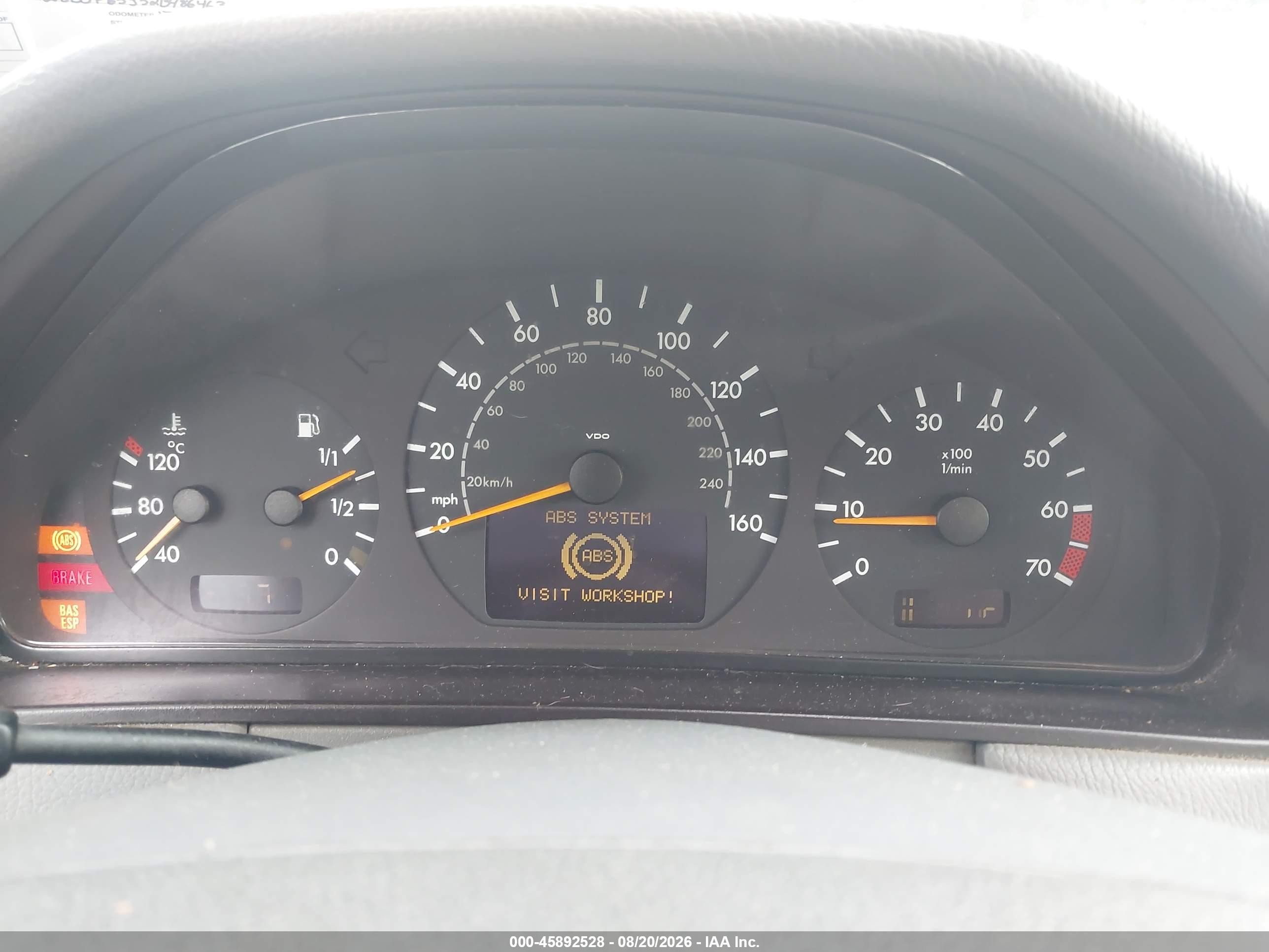 2002 Mercedes-benz E 320 Special Edition Silver vin: WDBJF65J52B486463