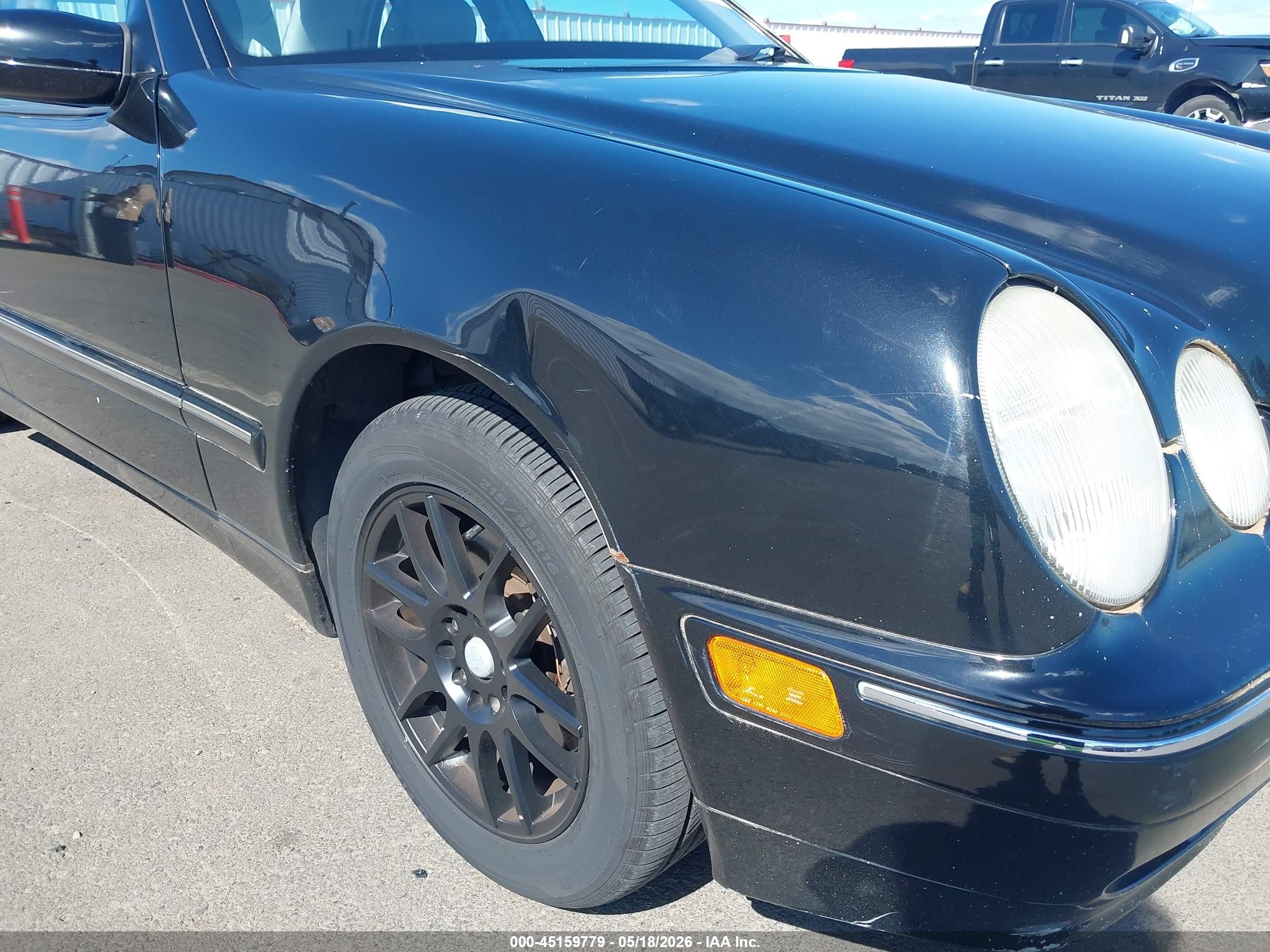 2002 Mercedes-benz E 320 Special Edition Black vin: WDBJF65J52B499259