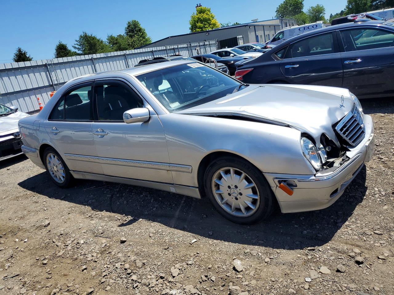 2000 Mercedes-benz E 320 Silver vin: WDBJF65J5YB157898