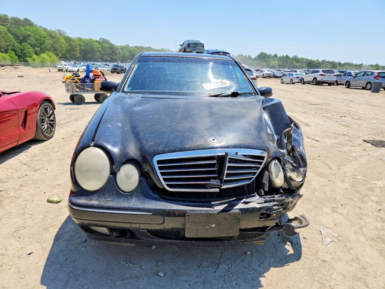 2000 Mercedes-benz E 320 Black vin: WDBJF65J6YB144514