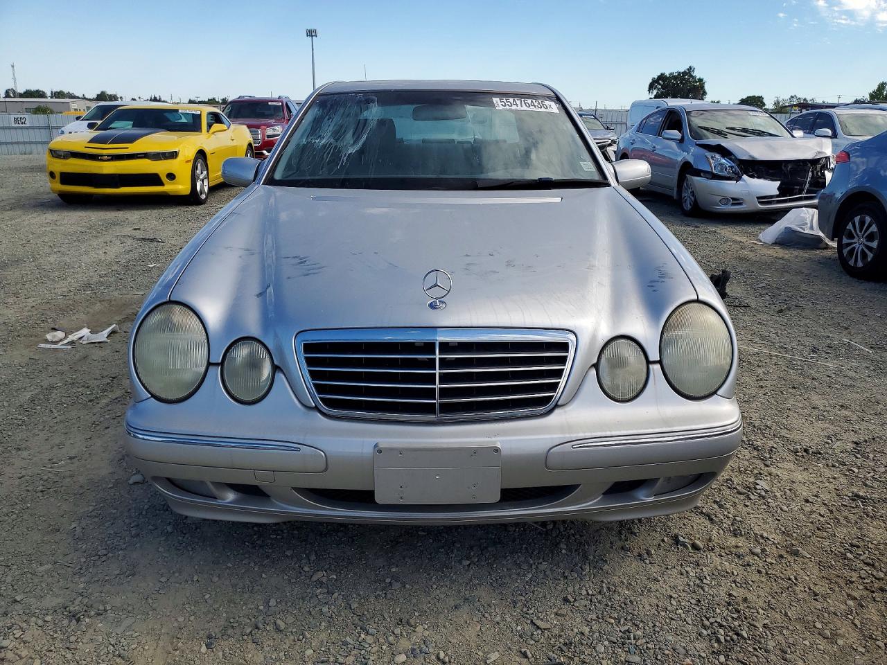 2001 Mercedes-benz E 320 Silver vin: WDBJF65J71B172327