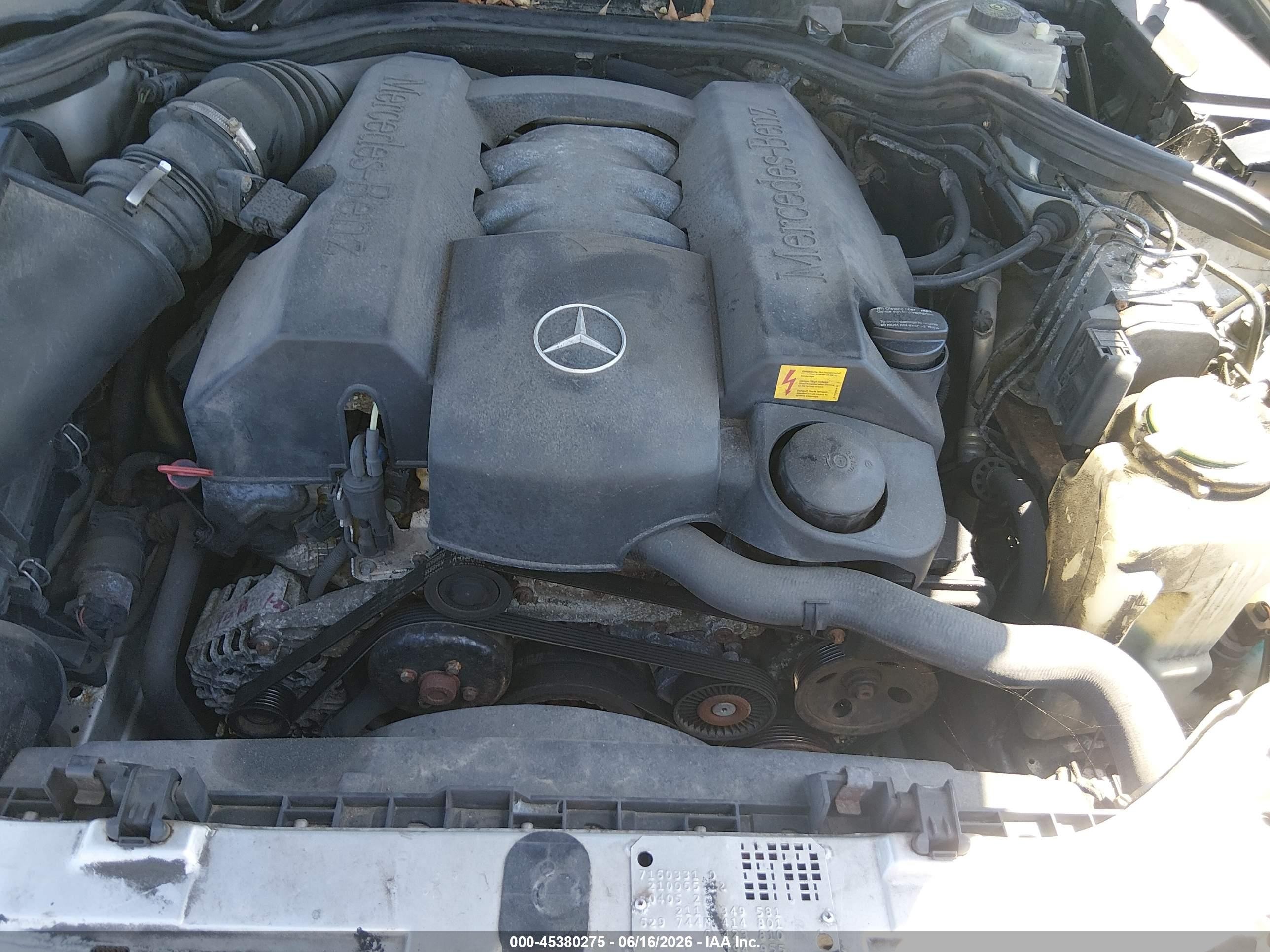 2001 Mercedes-benz E 320   Gray vin: WDBJF65J71B378697