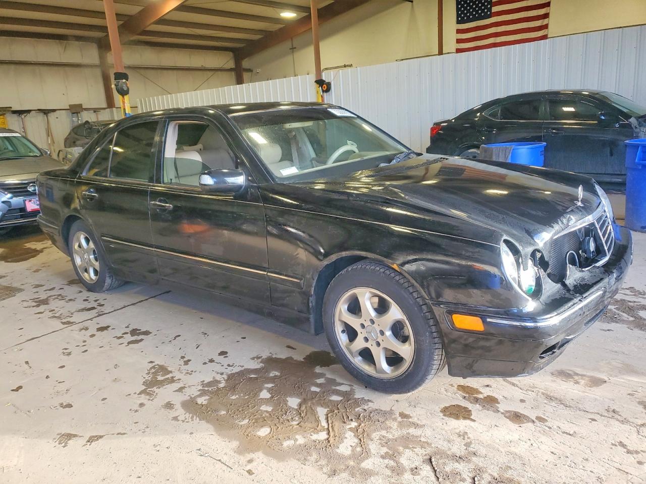 2002 Mercedes-benz E 320 Black vin: WDBJF65J72B417970