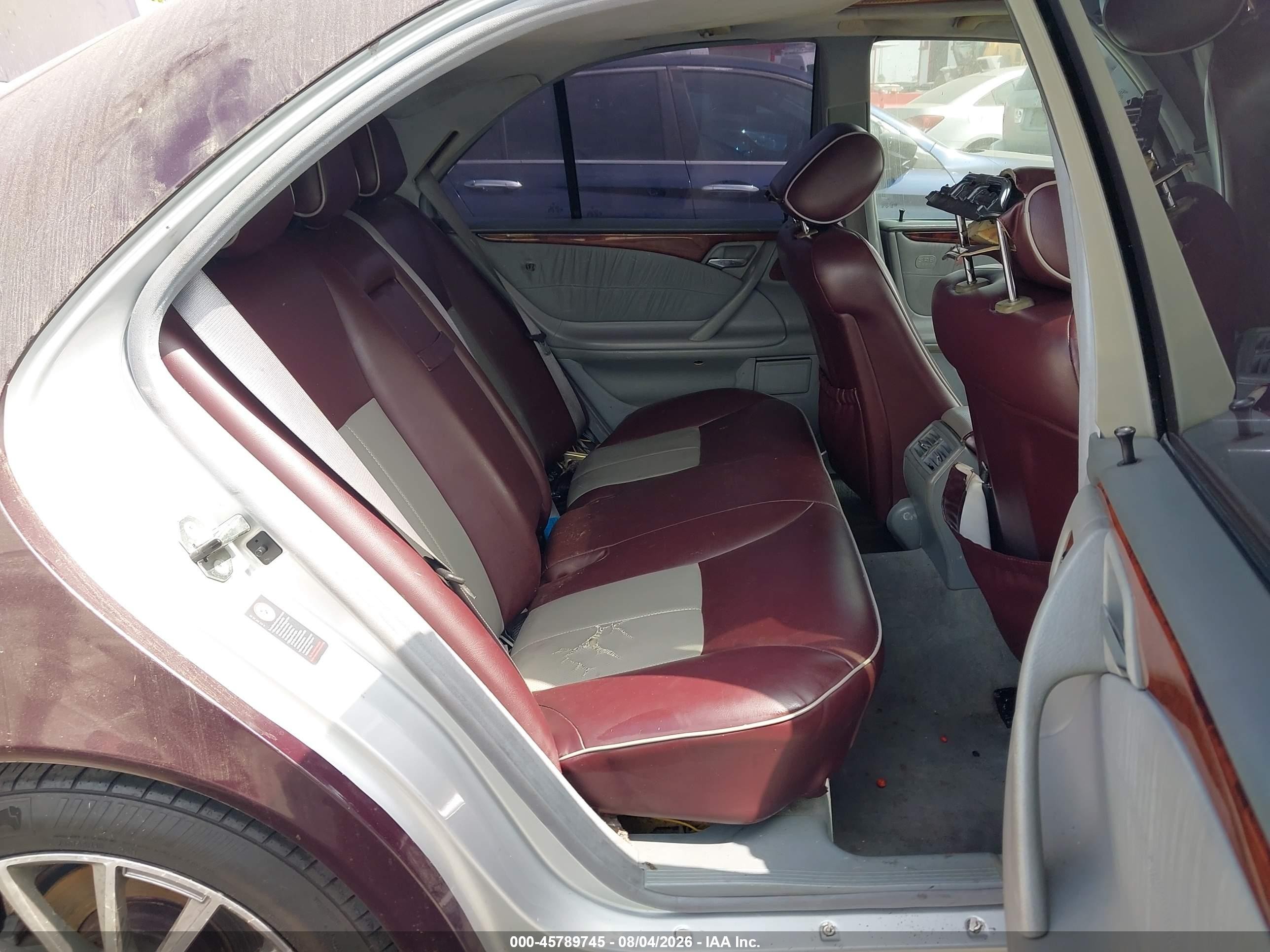 2002 Mercedes-benz E 320 Special Edition Бордовый vin: WDBJF65J72B460978