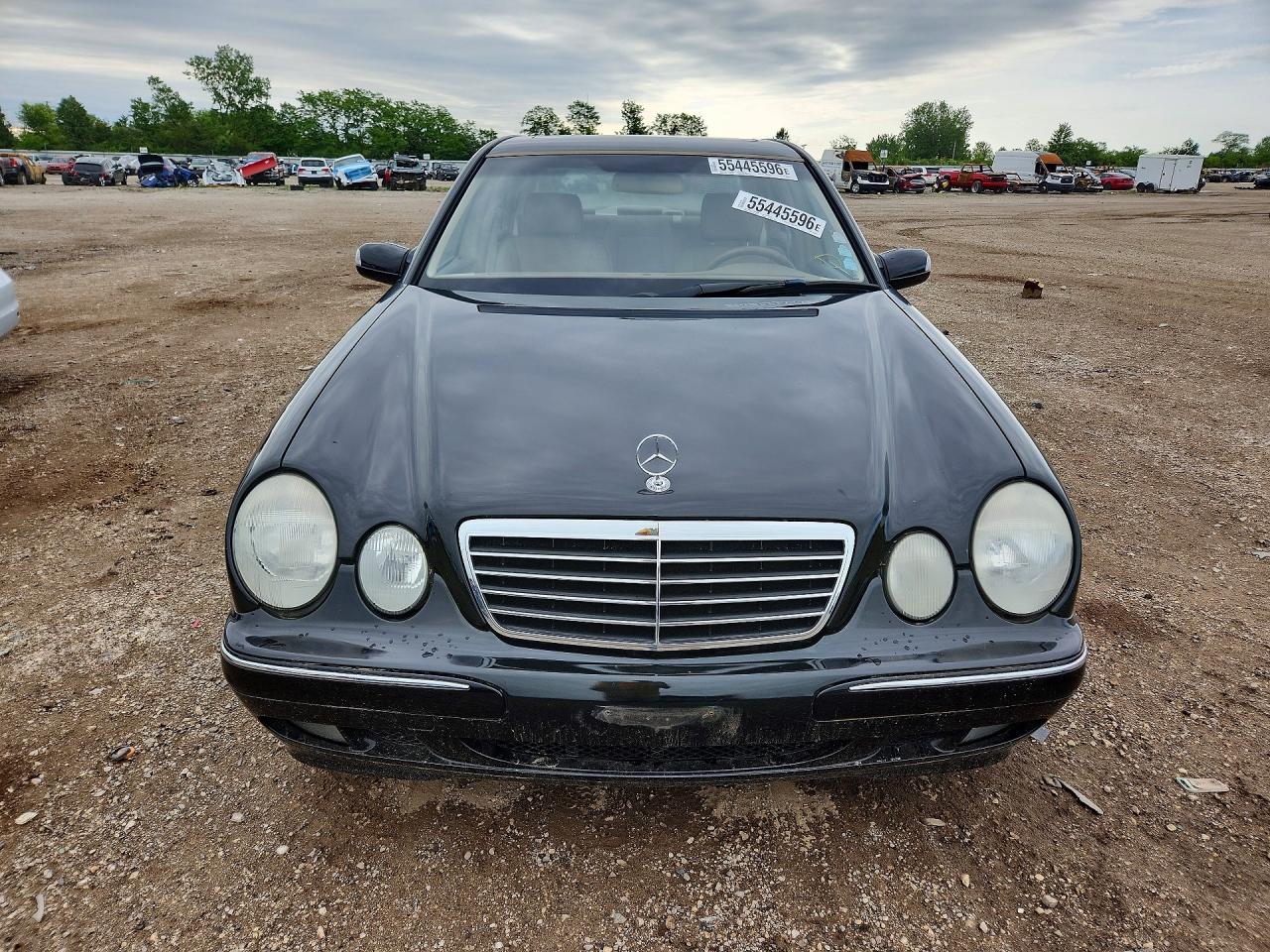 2000 Mercedes-benz E 320 Black vin: WDBJF65J7YB026908