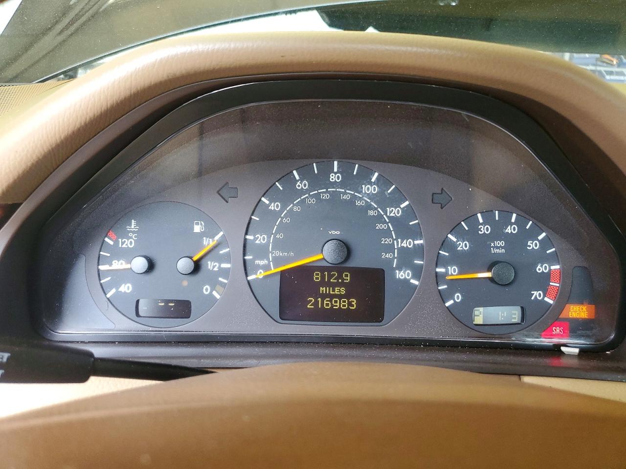 2000 Mercedes-benz E 320 Black vin: WDBJF65J7YB110226