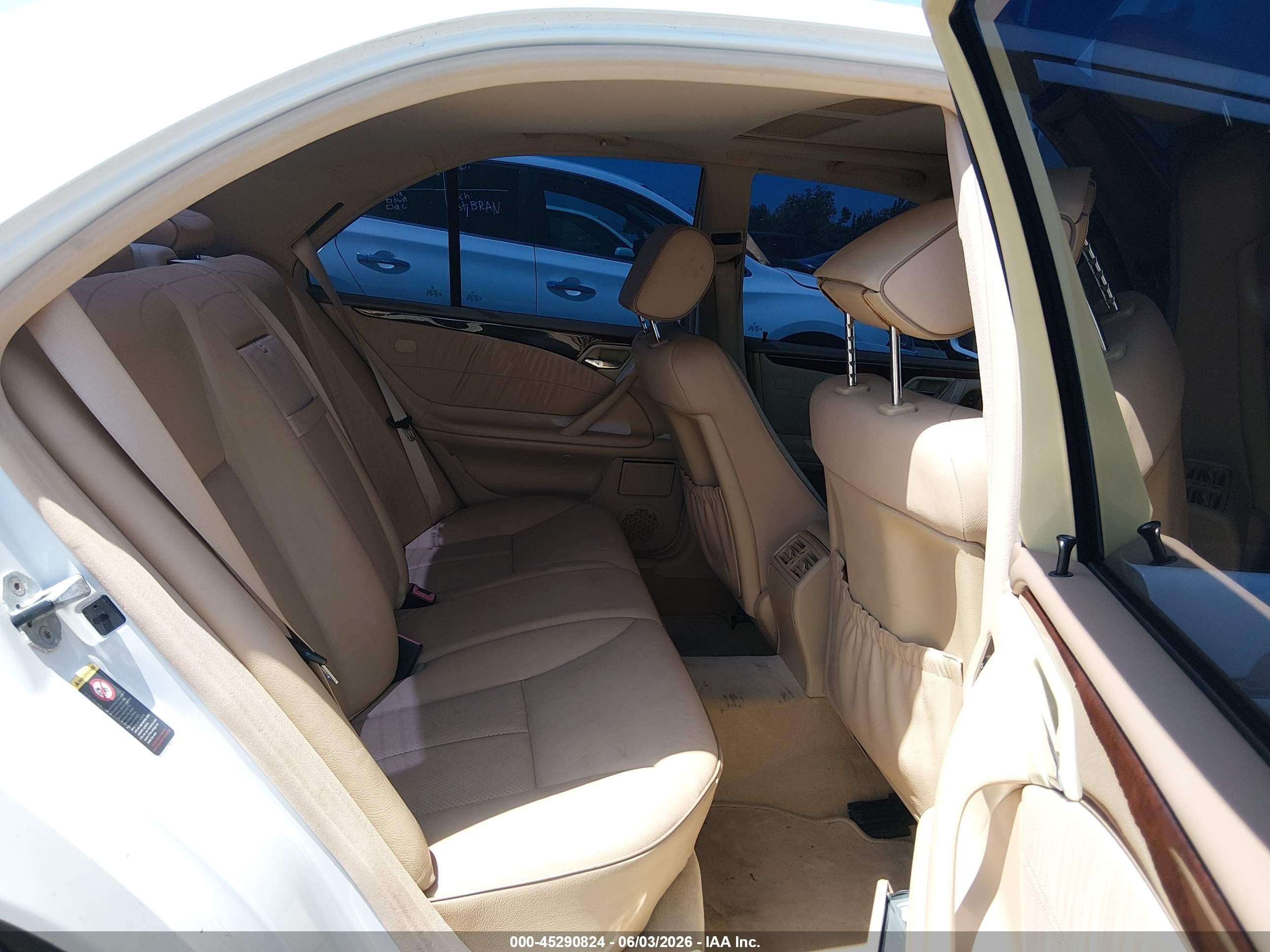 2001 Mercedes-benz E 320   Белый vin: WDBJF65J81B362007