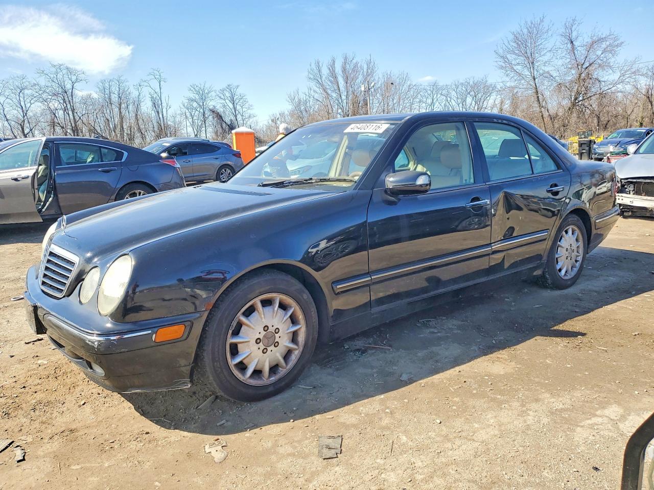 2001 Mercedes-benz E-class 320 Black vin: WDBJF65J91B322566